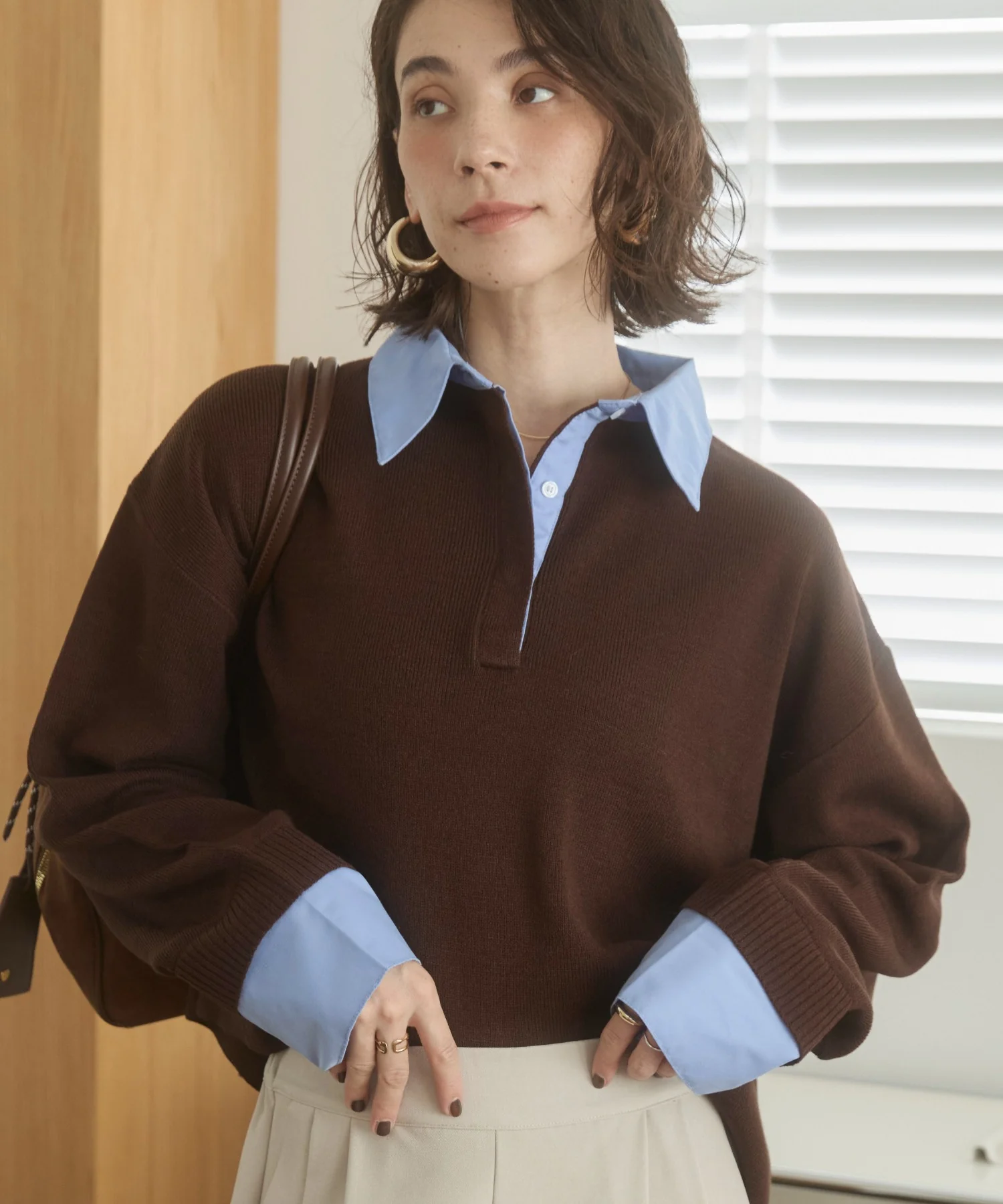シャツエリポロニット - Image 35