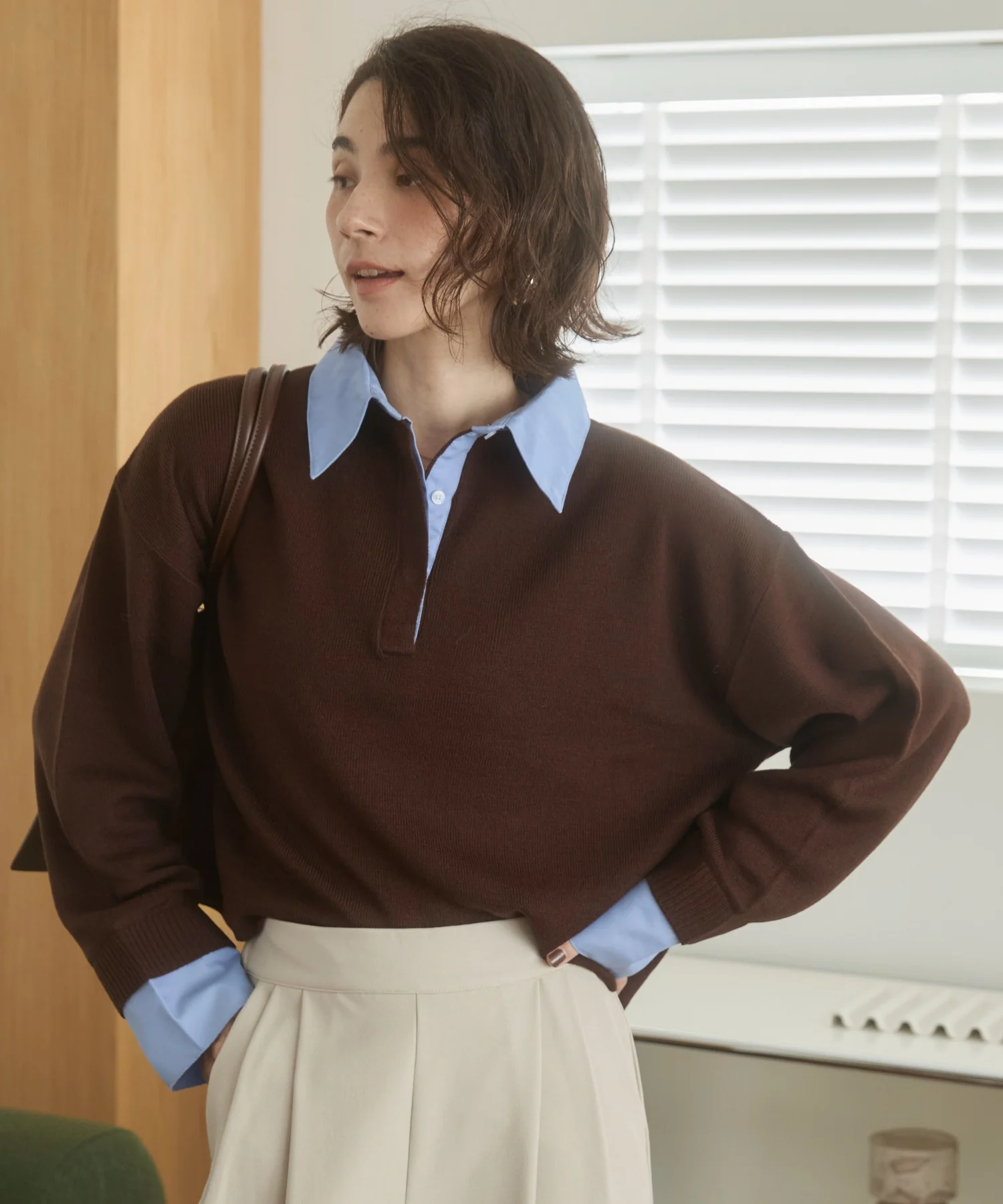 シャツエリポロニット - Image 36