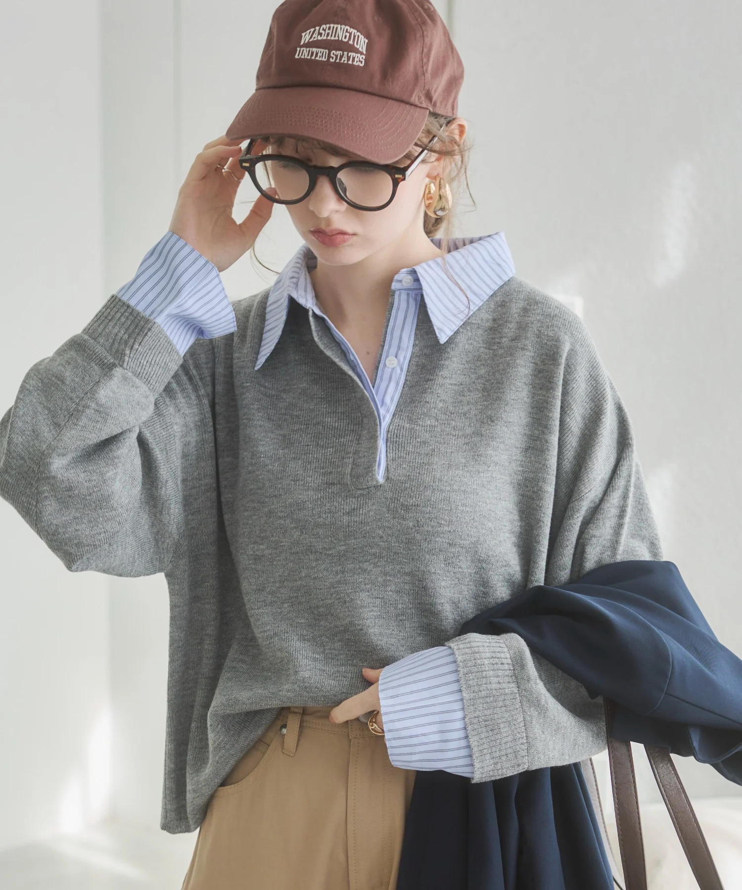 シャツエリポロニット - Image 43