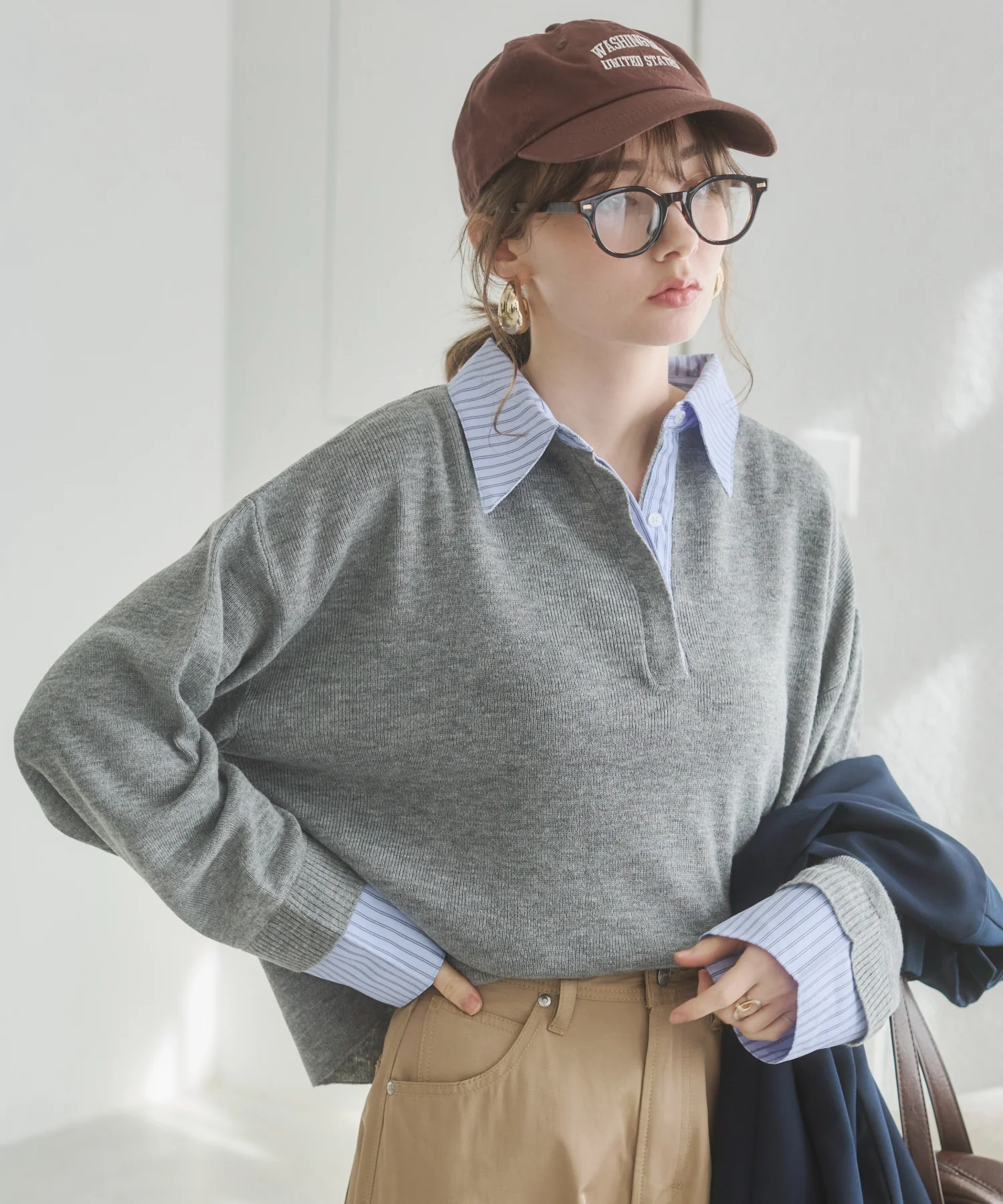 シャツエリポロニット - Image 44