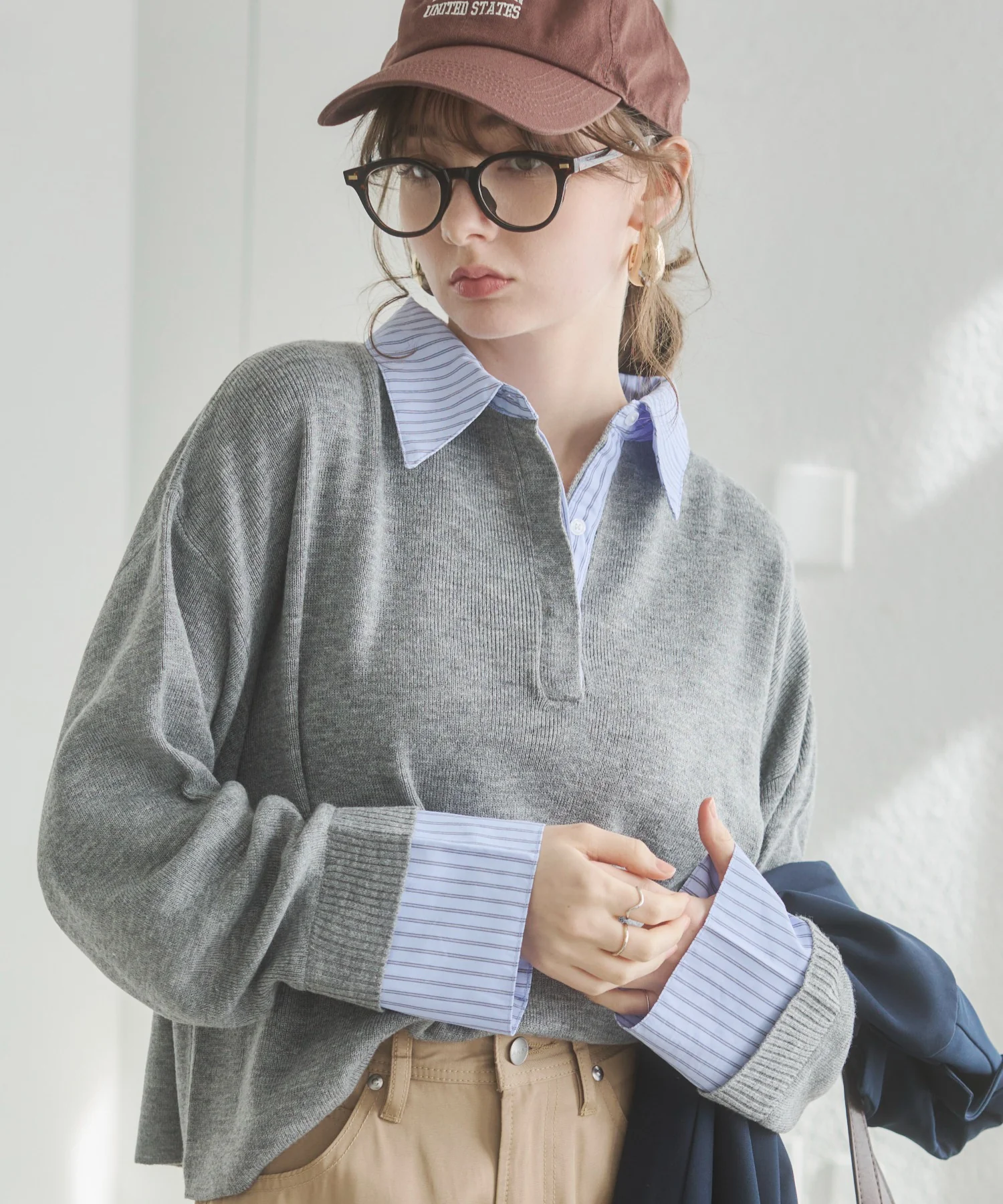 シャツエリポロニット - Image 45