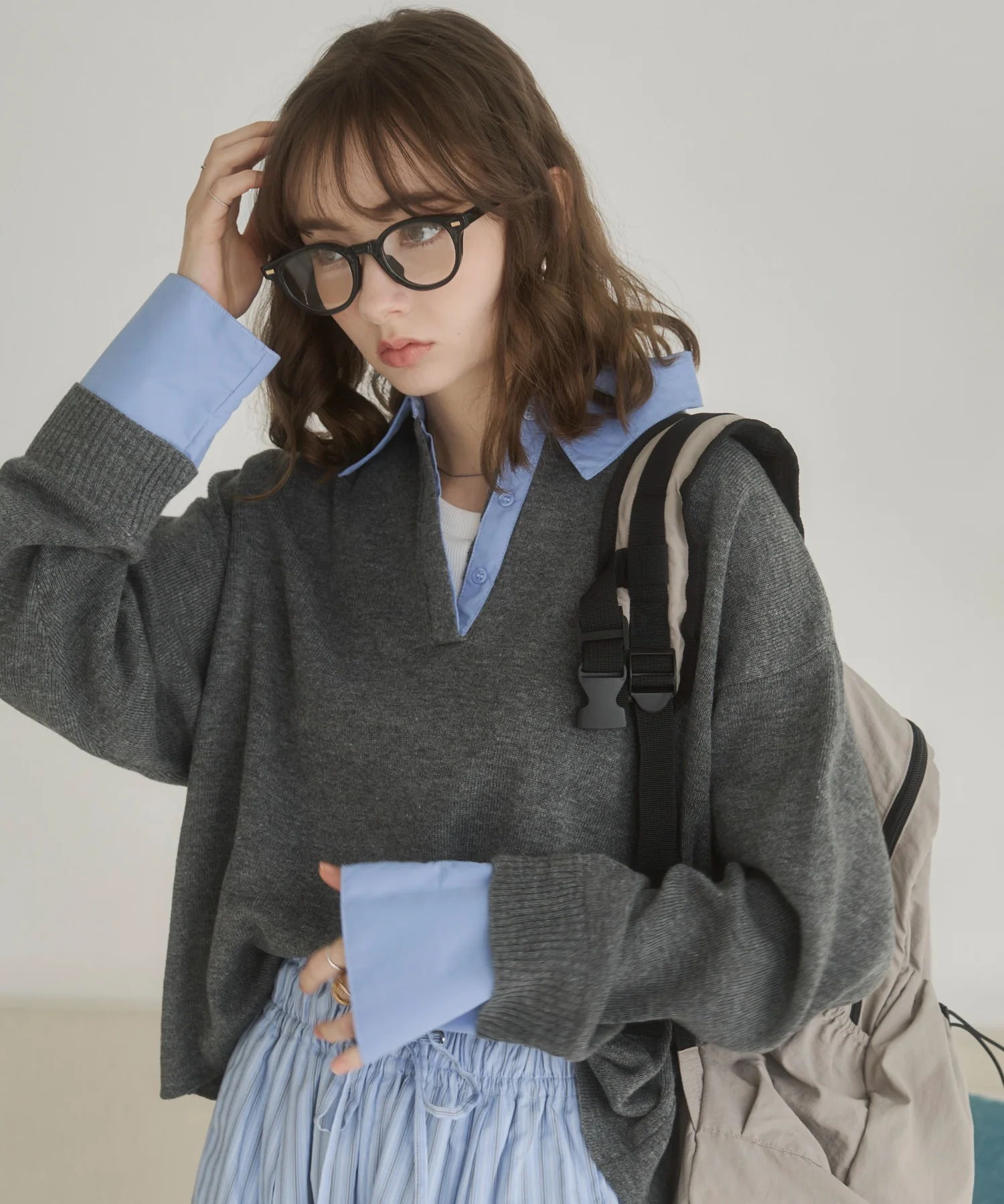 シャツエリポロニット - Image 50