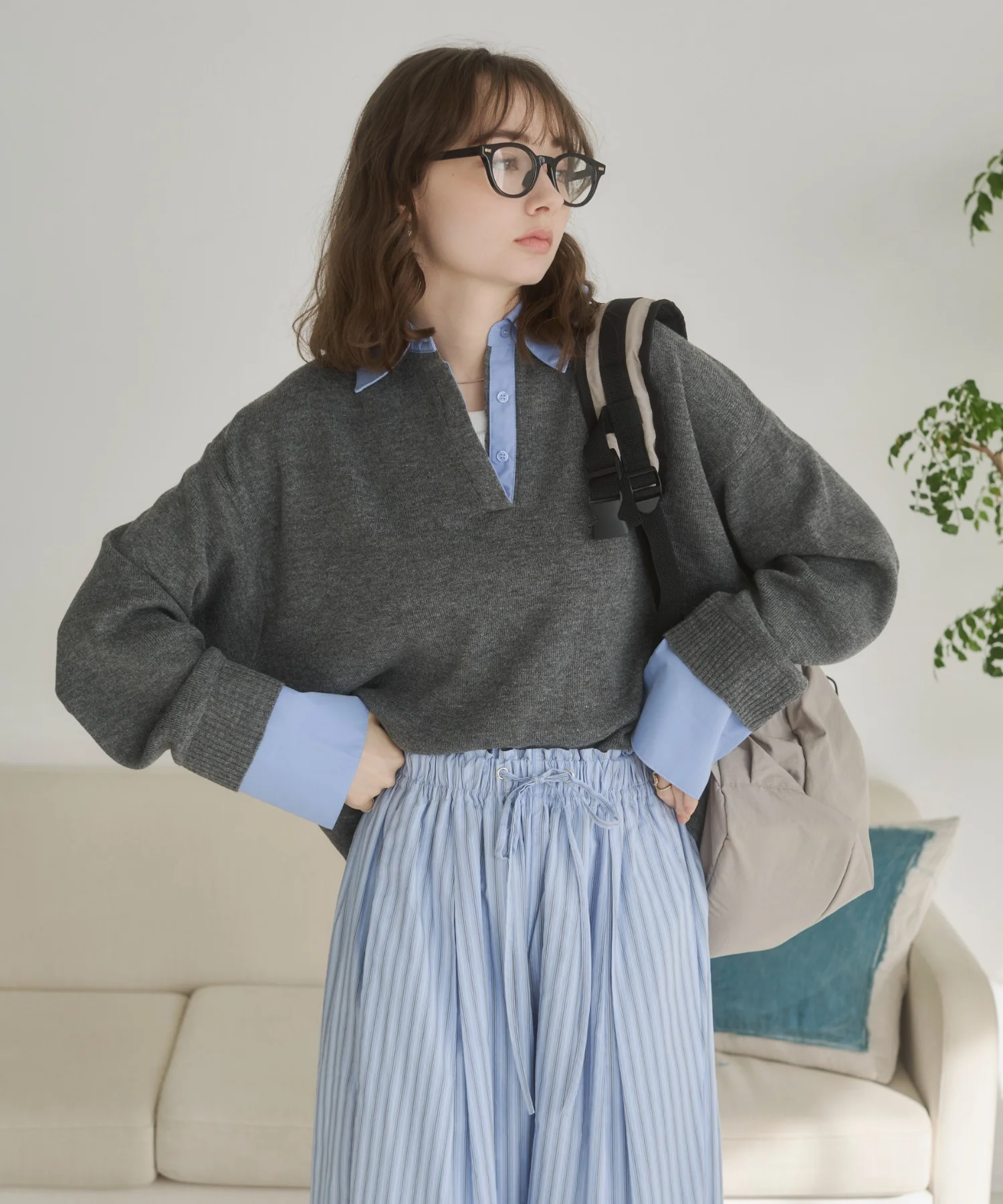 シャツエリポロニット - Image 51