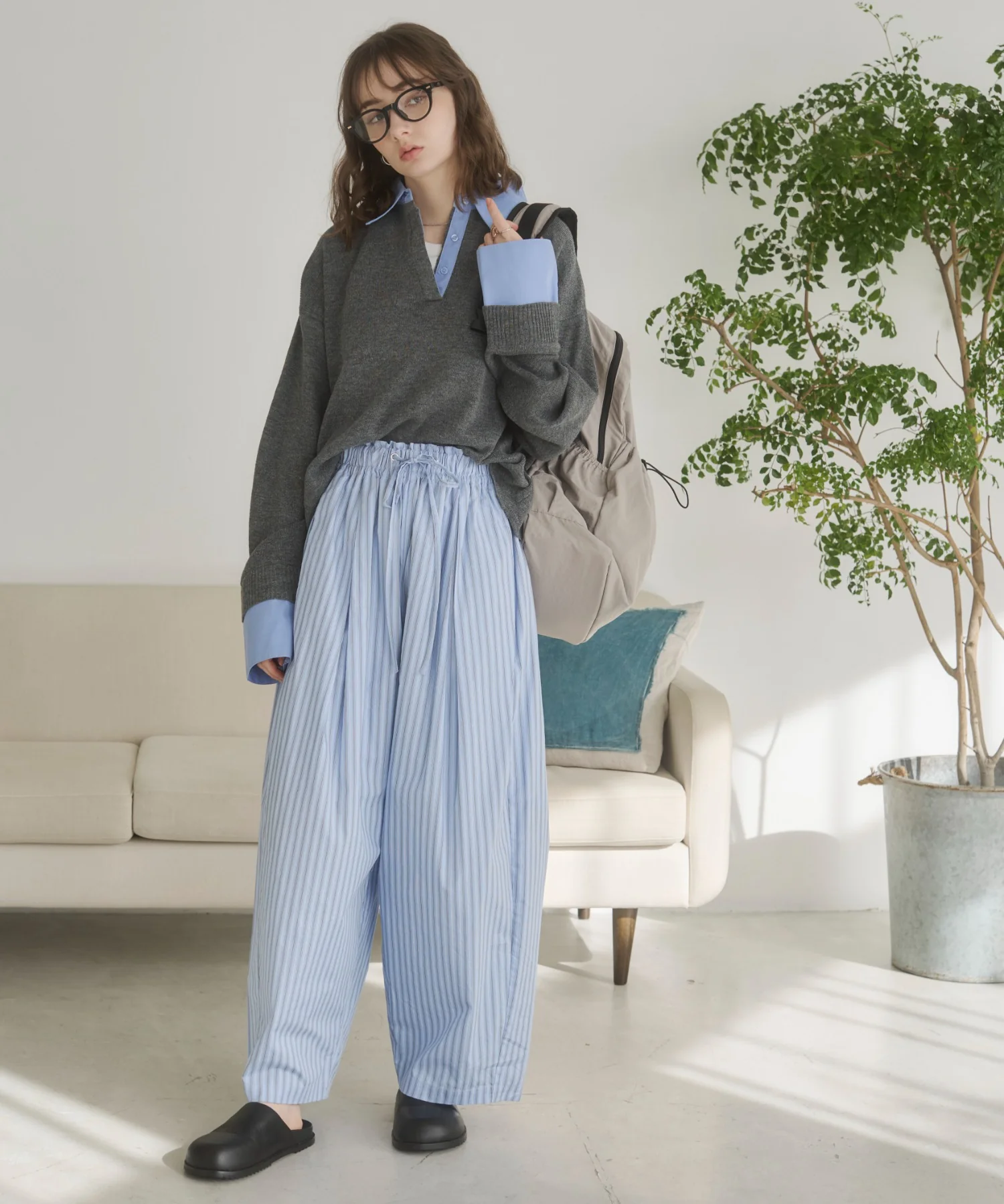 シャツエリポロニット - Image 53