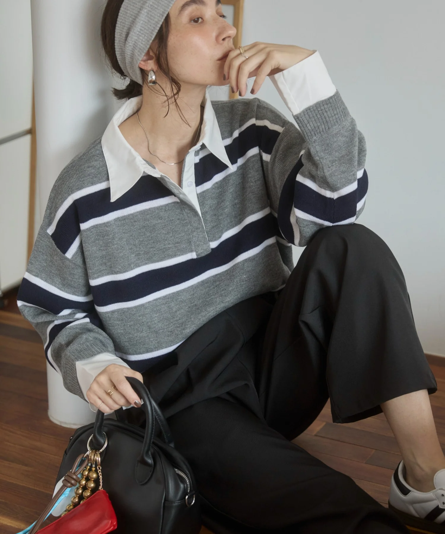 シャツエリポロニット - Image 58