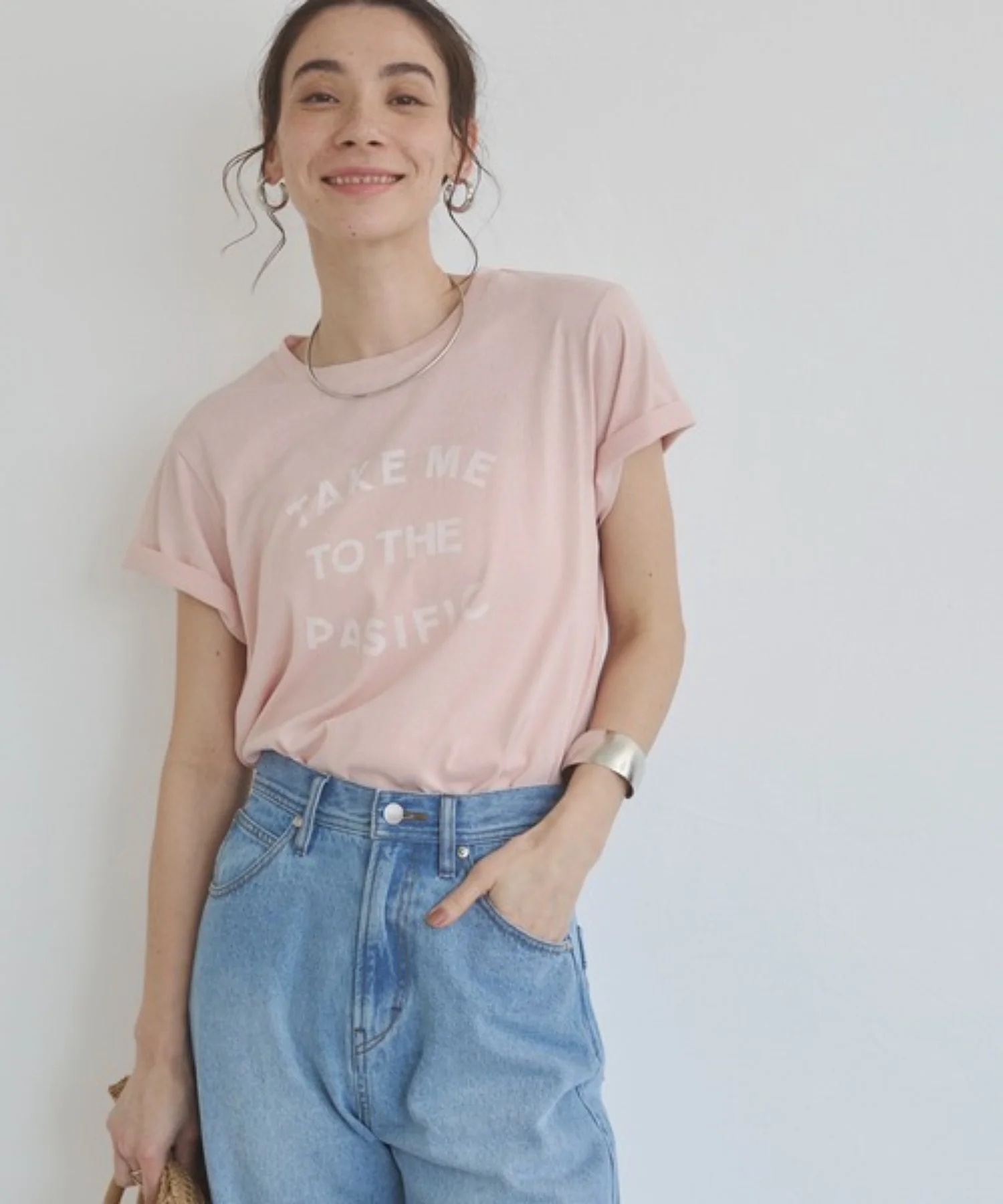 スラブ天竺ロゴプリントTシャツ - Image 5