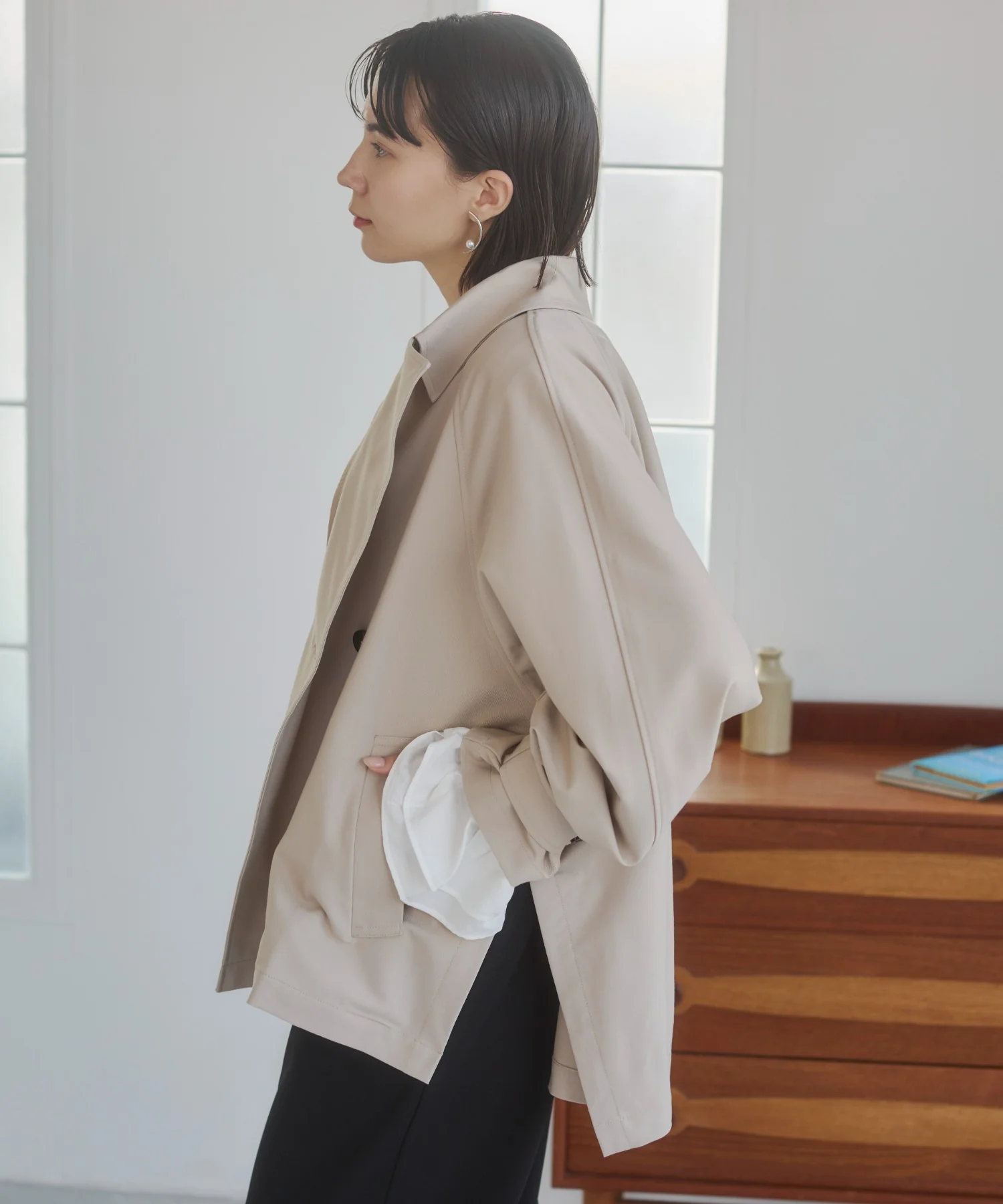ショートトレンチコート - Image 11