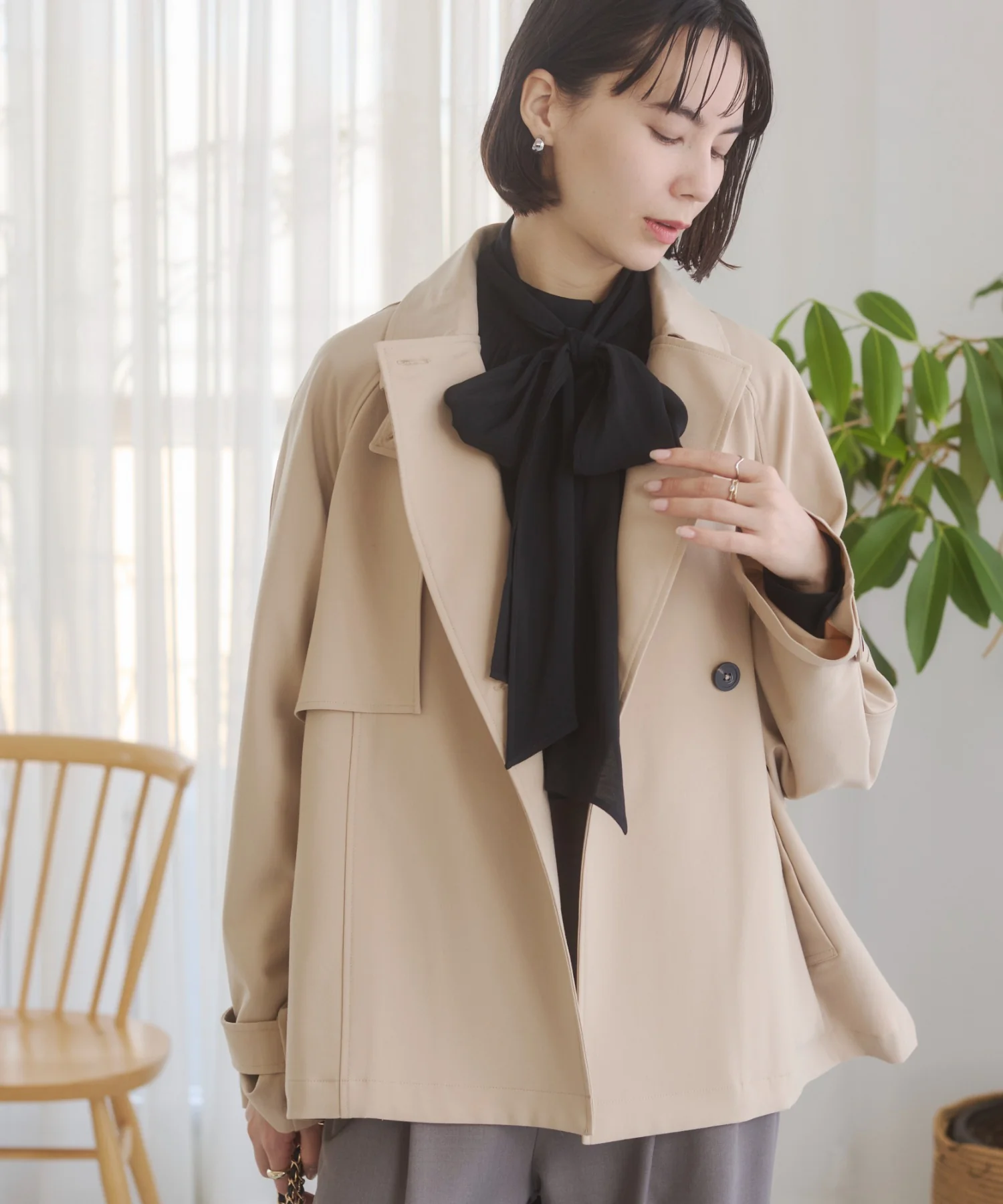 ショートトレンチコート - Image 23
