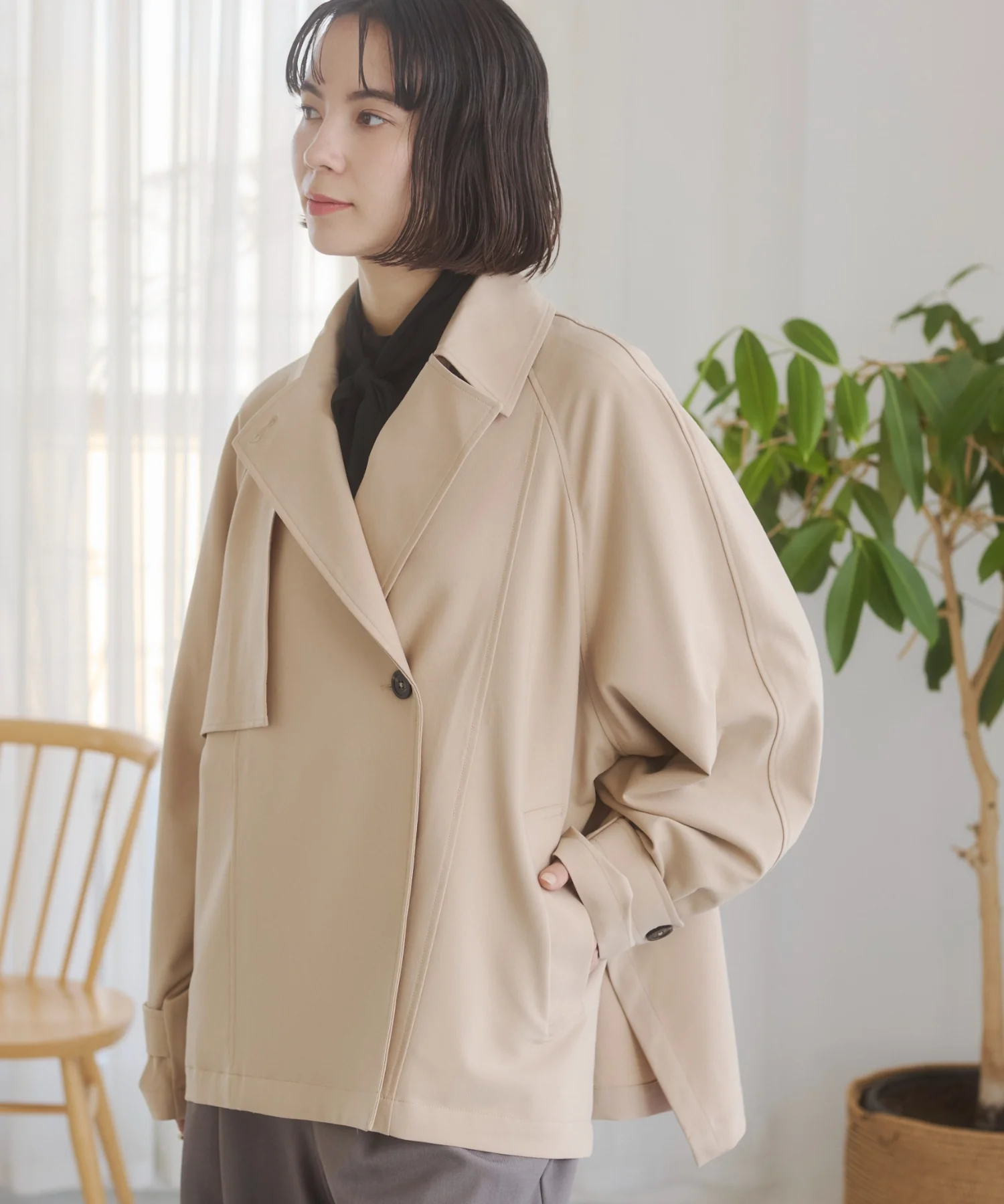 ショートトレンチコート - Image 3