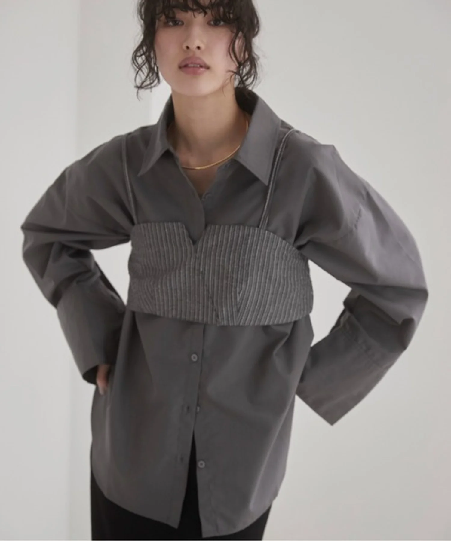 ビスチェセットシャツ - Image 5