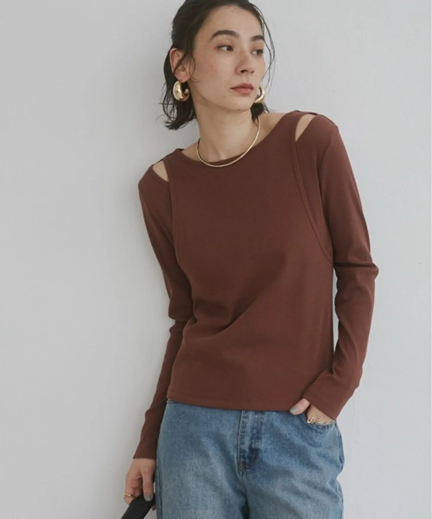 レイヤードカットトップス - Image 2