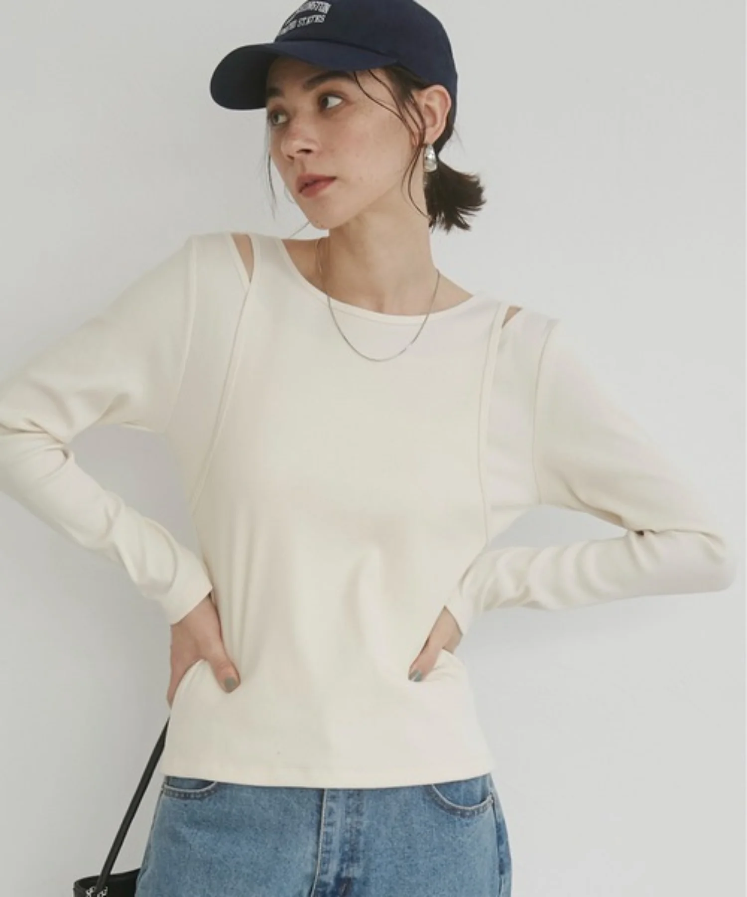 レイヤードカットトップス - Image 3