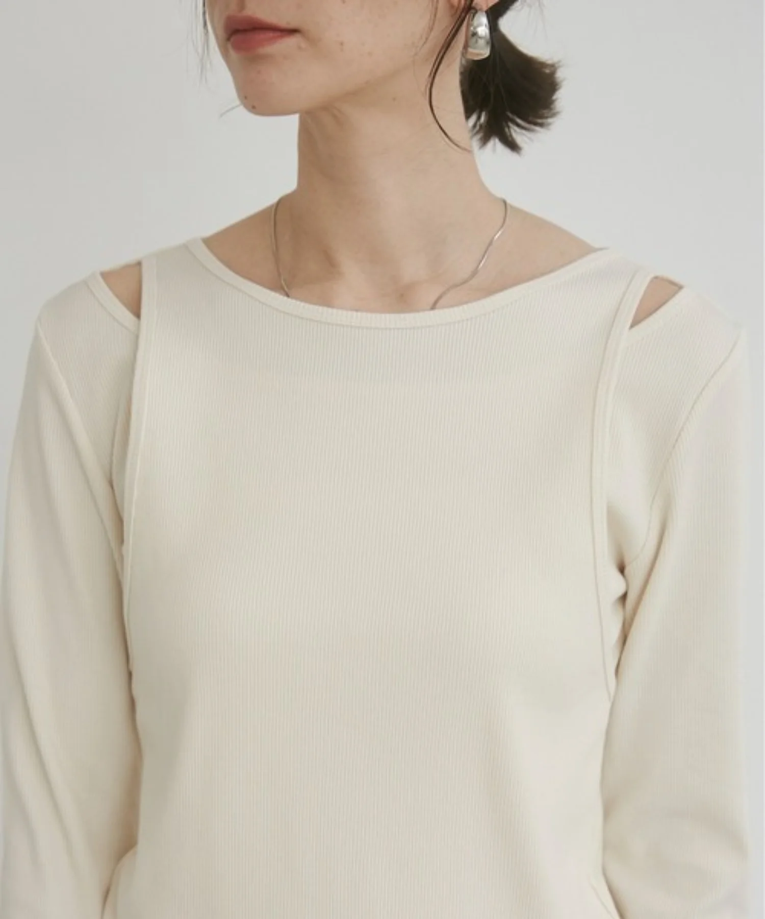 レイヤードカットトップス - Image 7