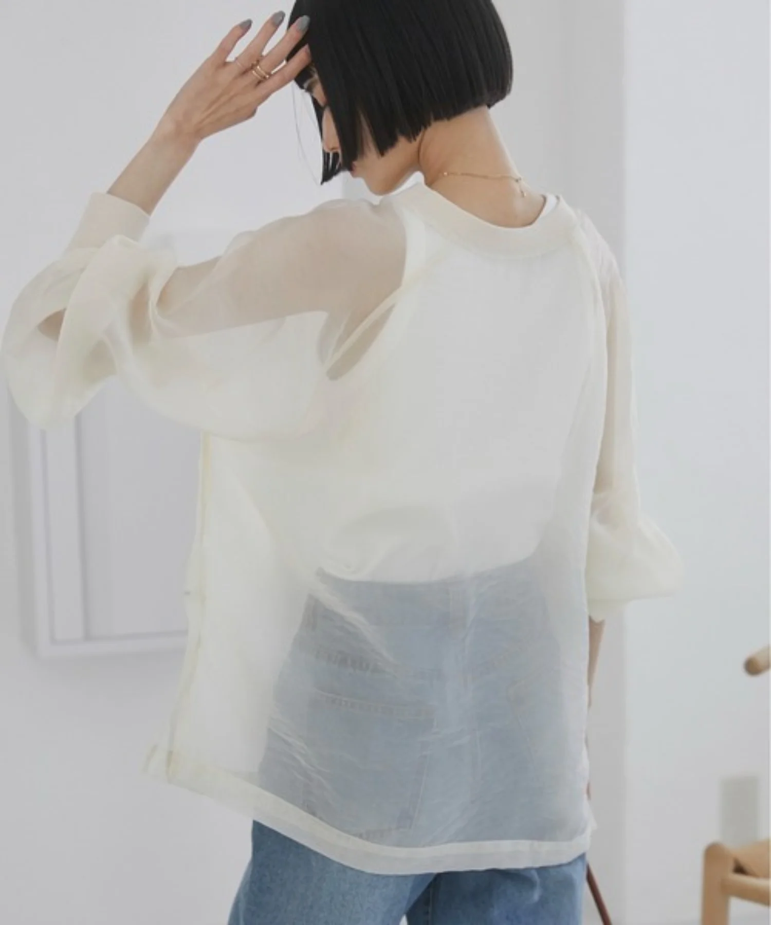 オーガンジープルオーバー - Image 3