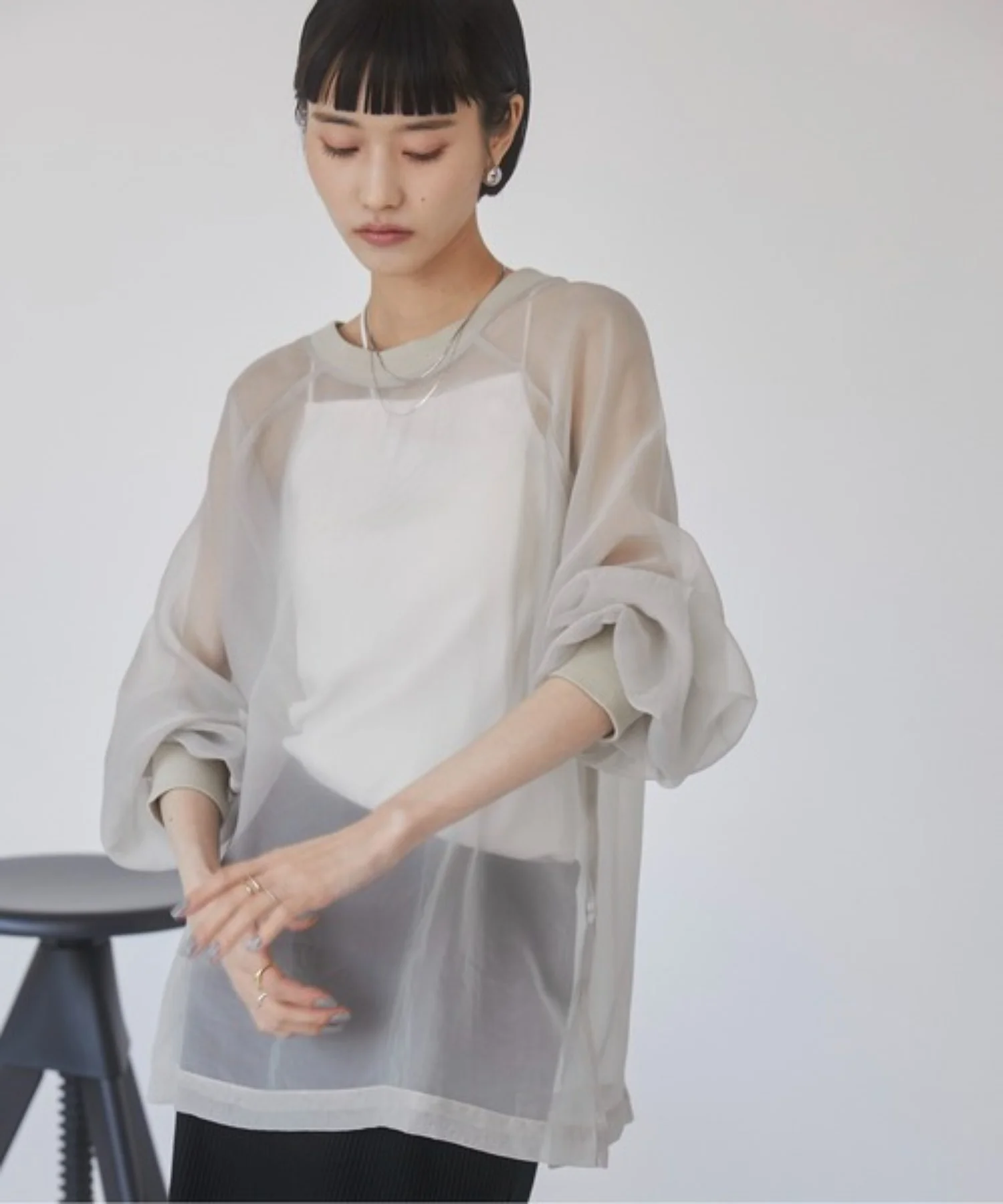 オーガンジープルオーバー - Image 7