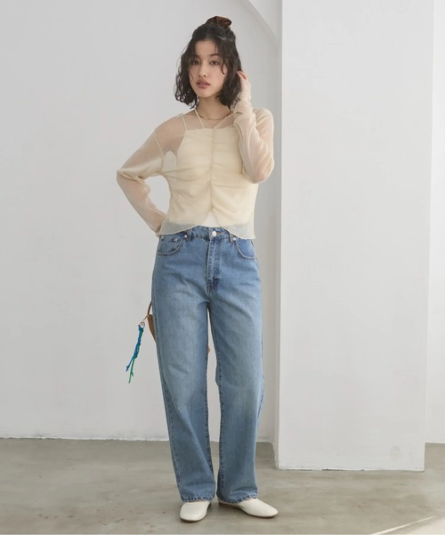 シャーリングラメシアートップス - Image 4