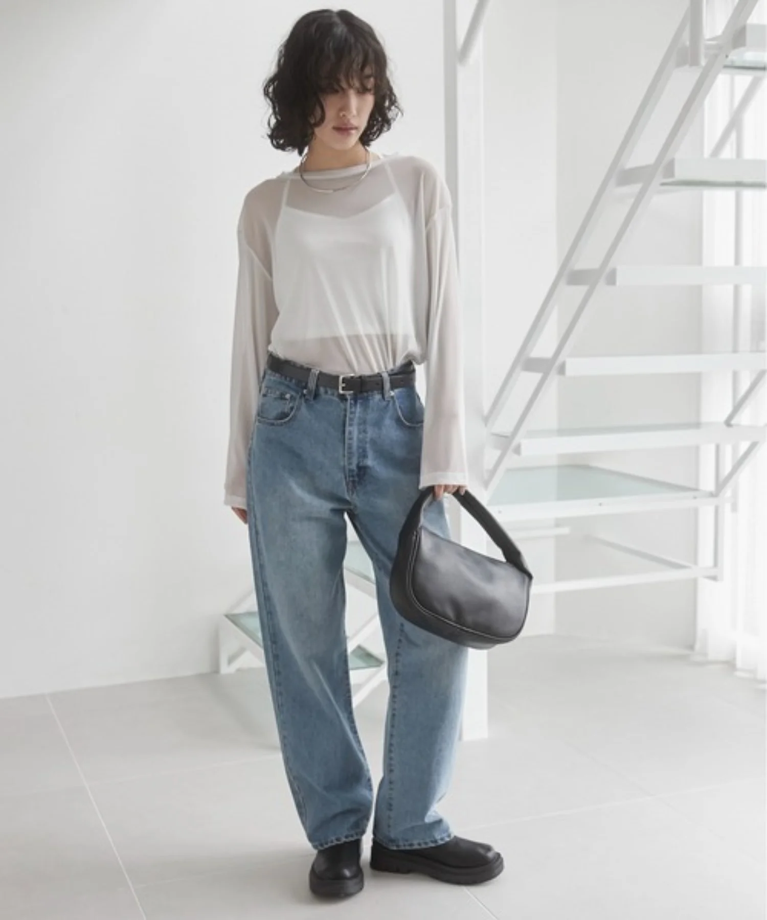 ワイドスリーブラメシアートップス - Image 5