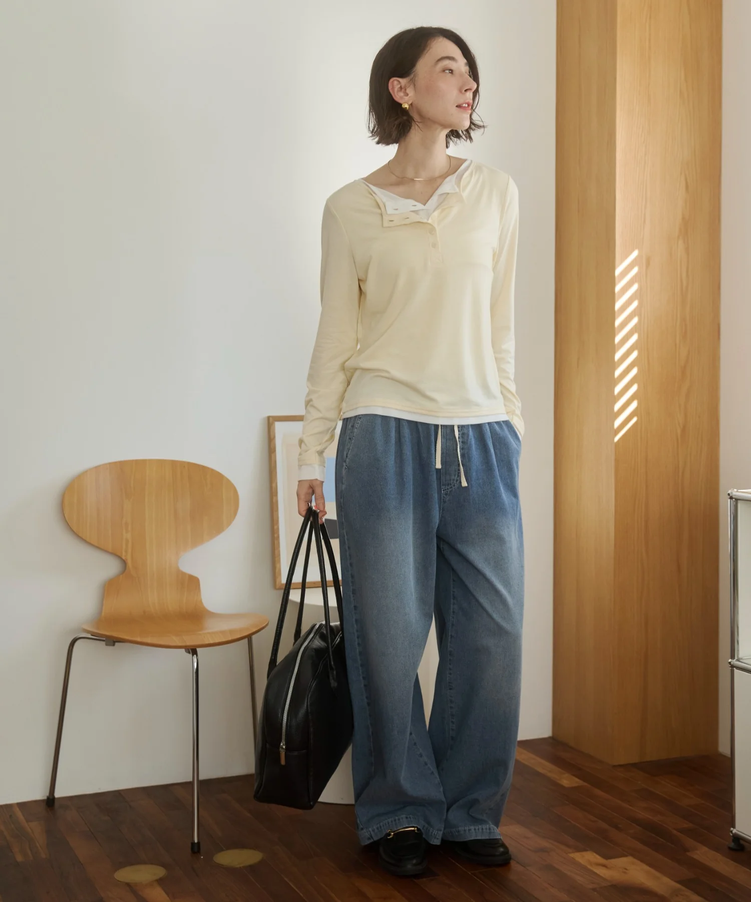 デニムイージーパンツ - Image 4