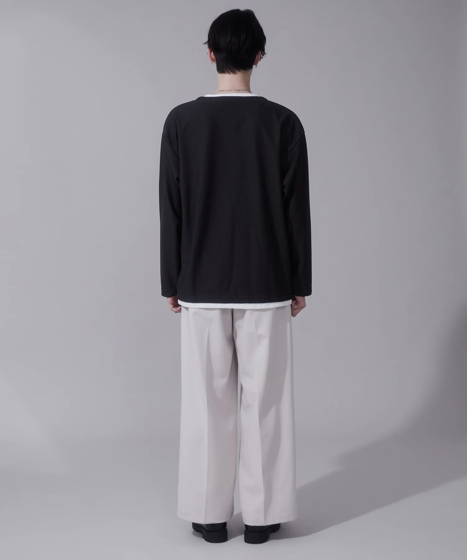フェイクレイヤードキーネックT（LS） - Image 14
