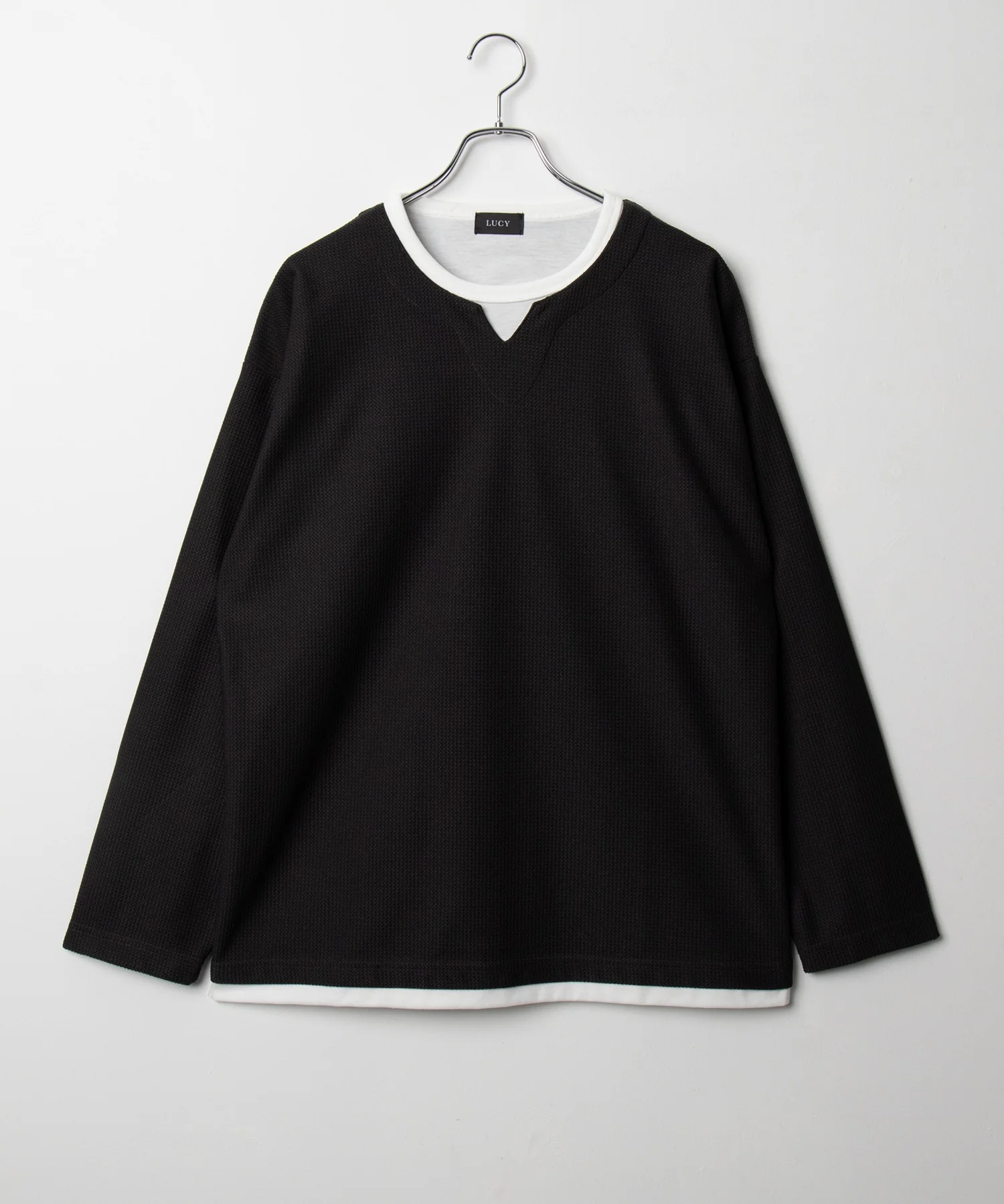 フェイクレイヤードキーネックT（LS） - Image 20