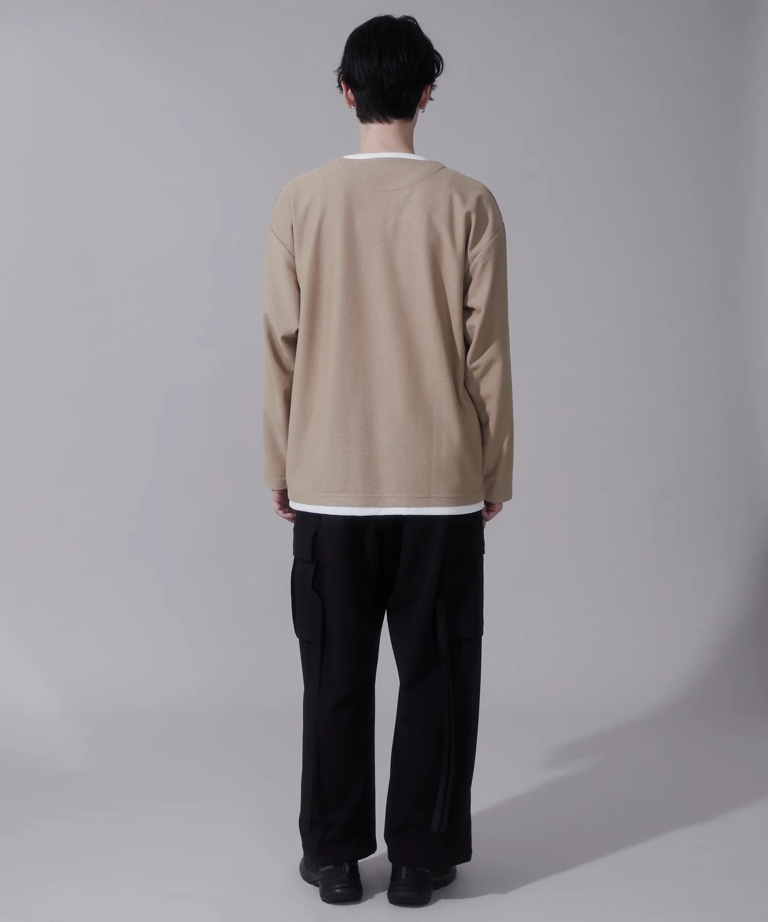 フェイクレイヤードキーネックT（LS） - Image 7