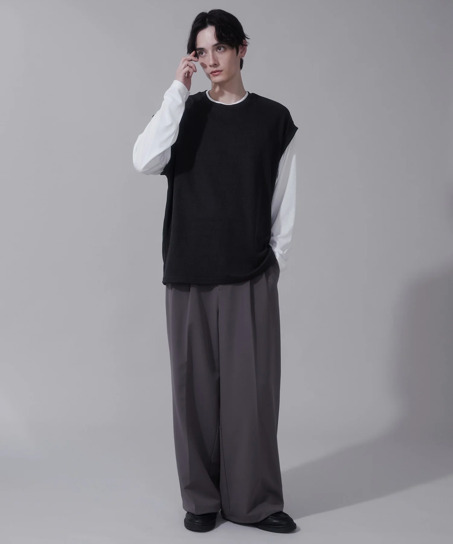 フェイクレイヤードベストT(LS) - Image 4