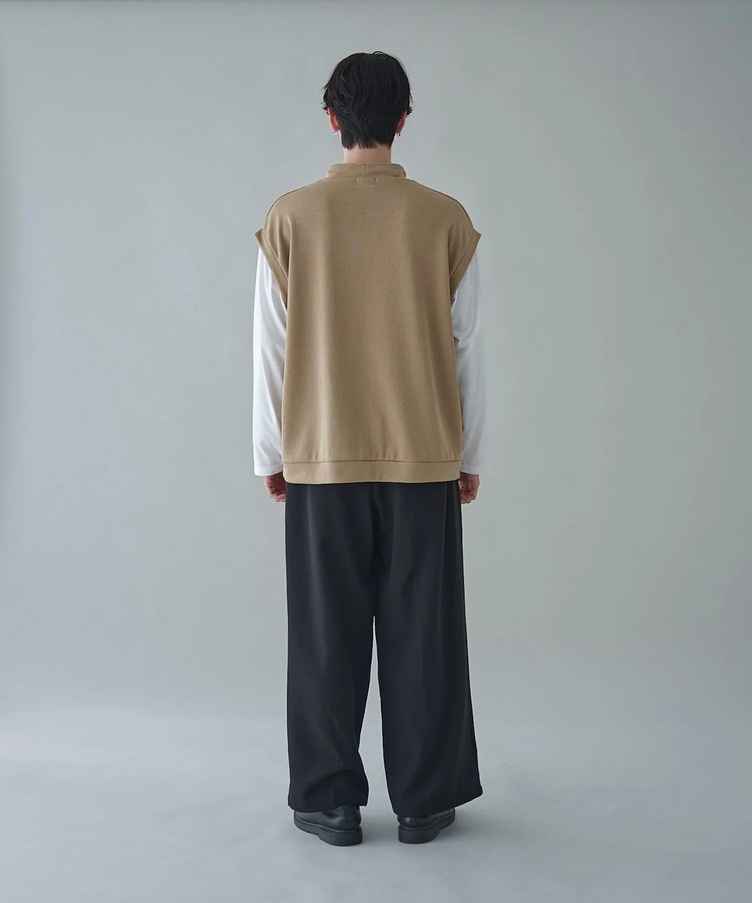 フェイクレイヤードモックネックベストT（LS） - Image 12