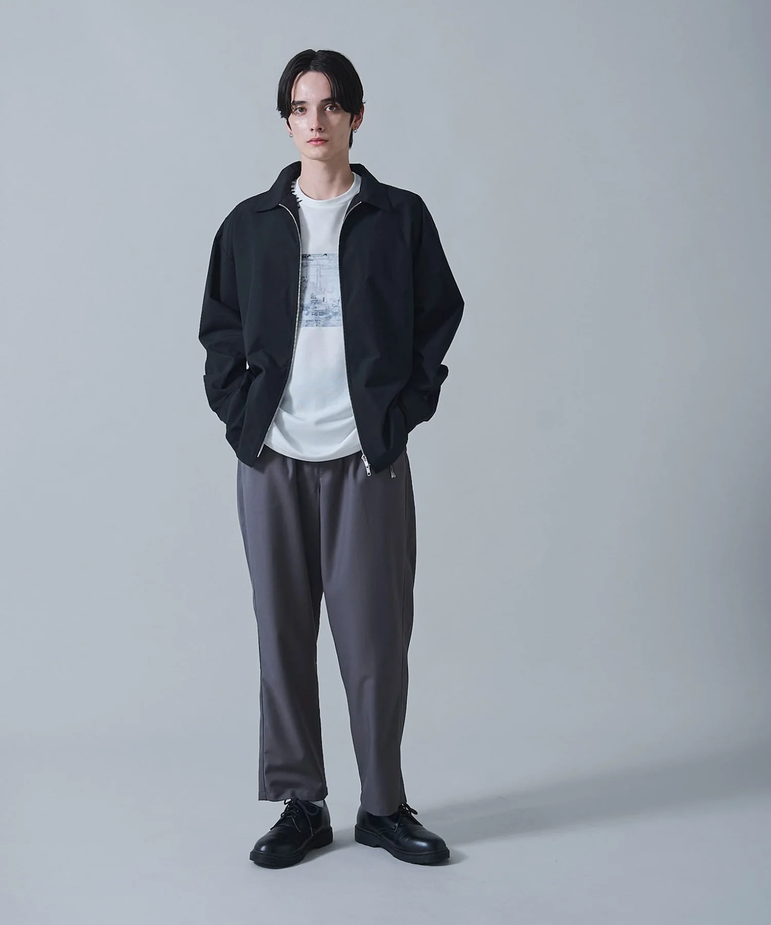 ベルト付きテーパードスラックス - Image 9