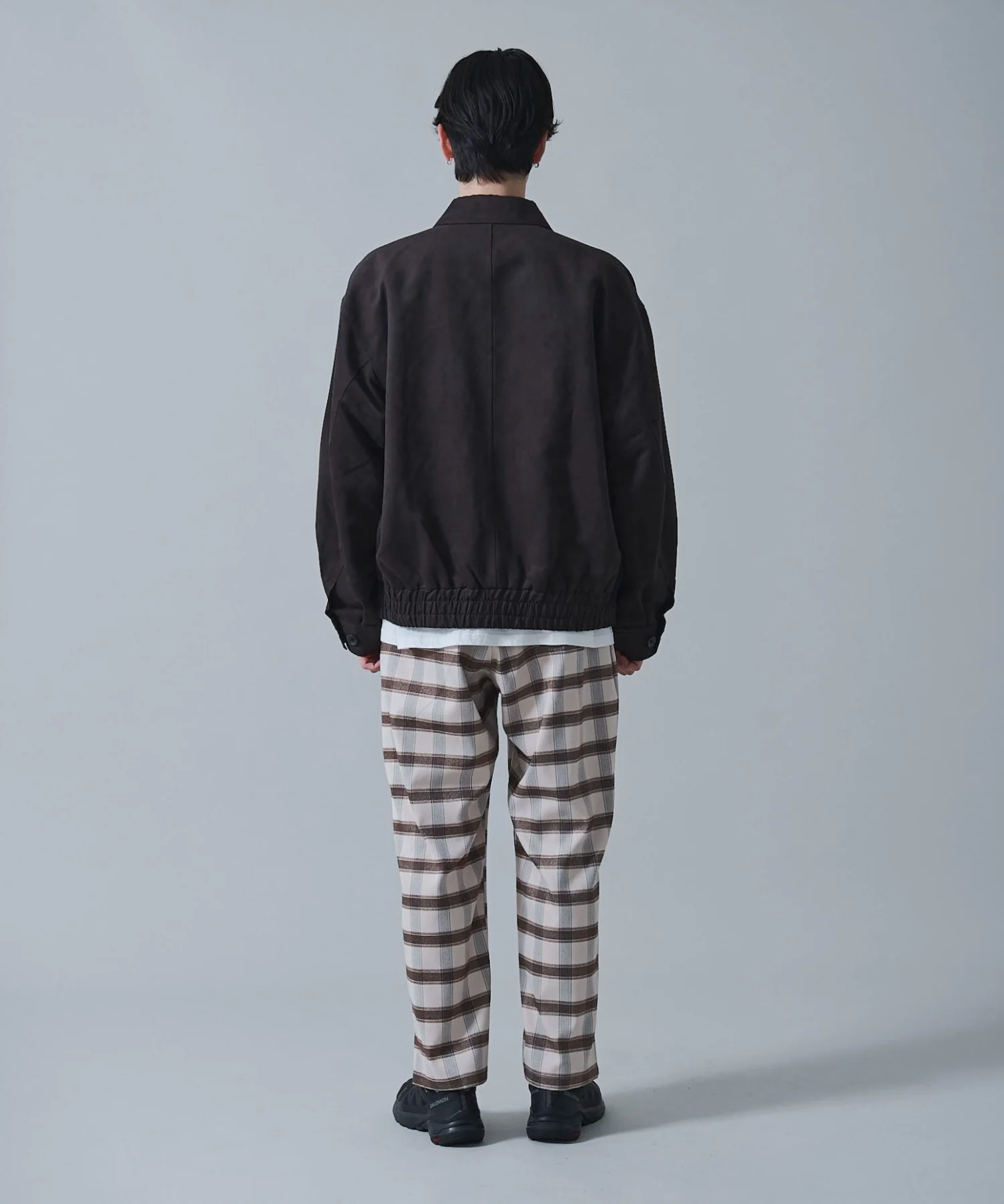 チェックテーパードスラックス - Image 11