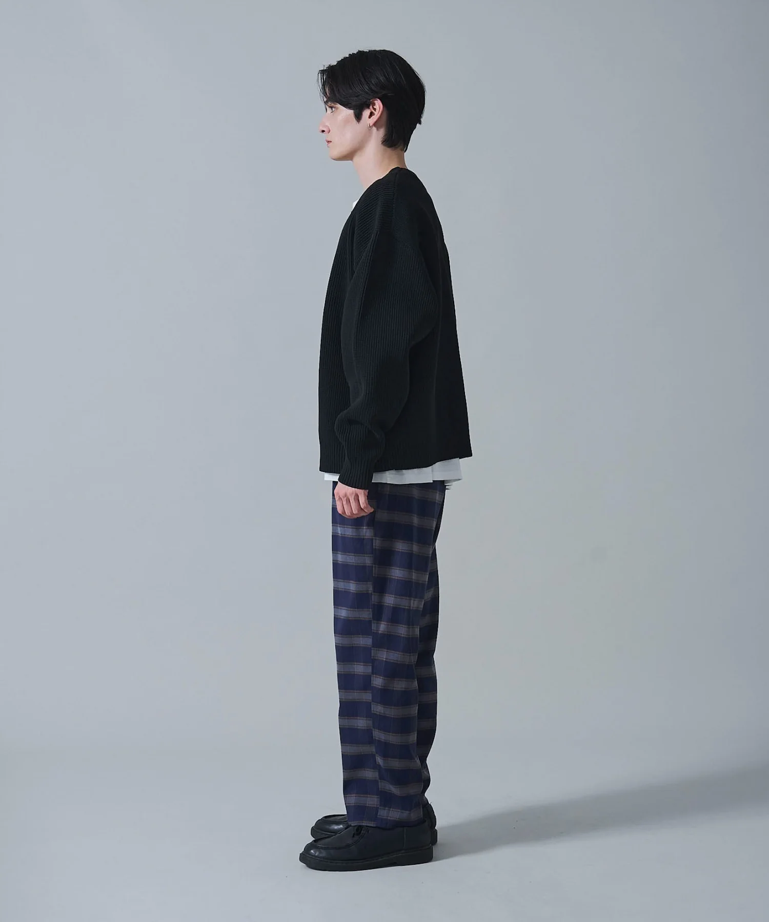 チェックテーパードスラックス - Image 17