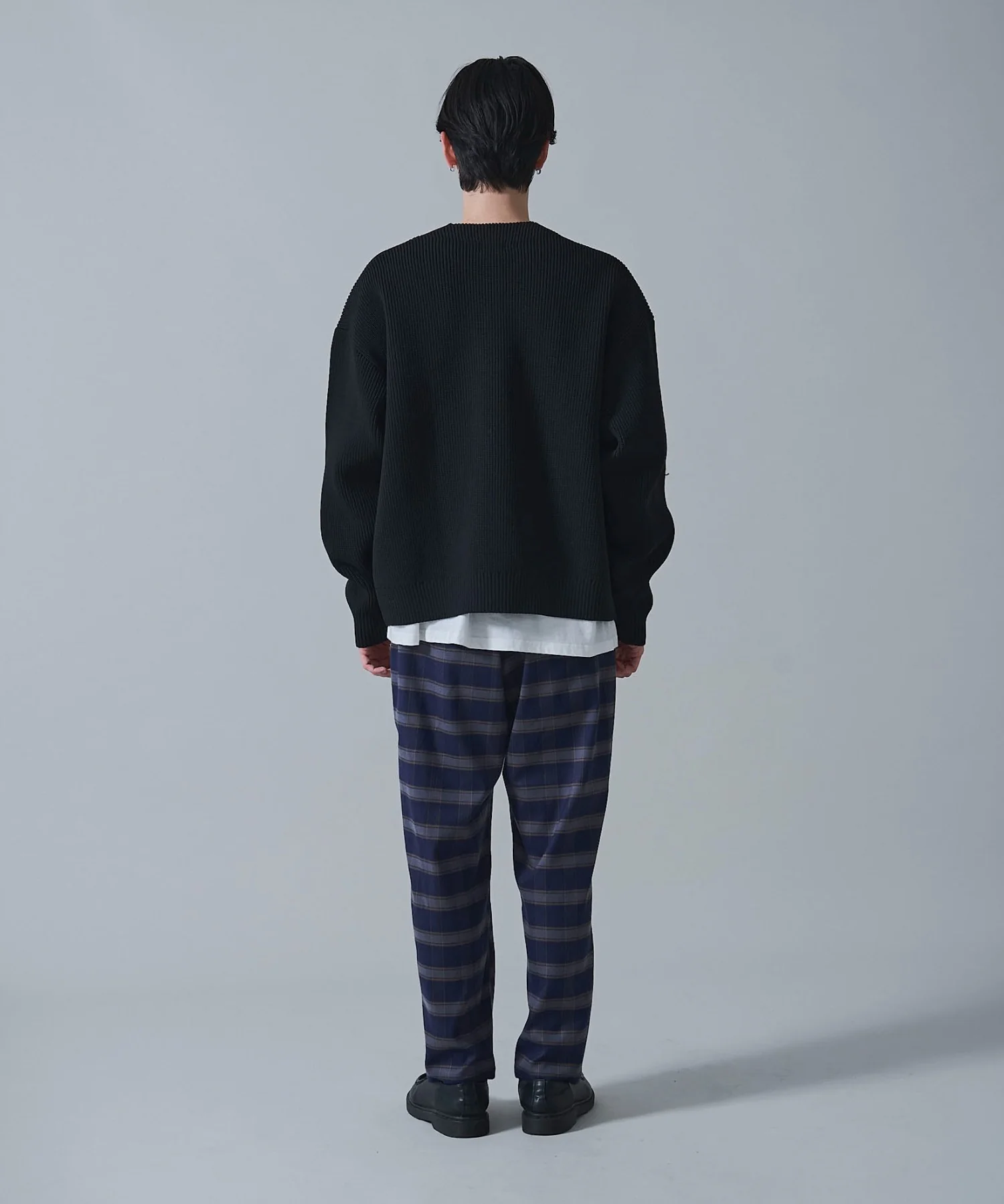 チェックテーパードスラックス - Image 18