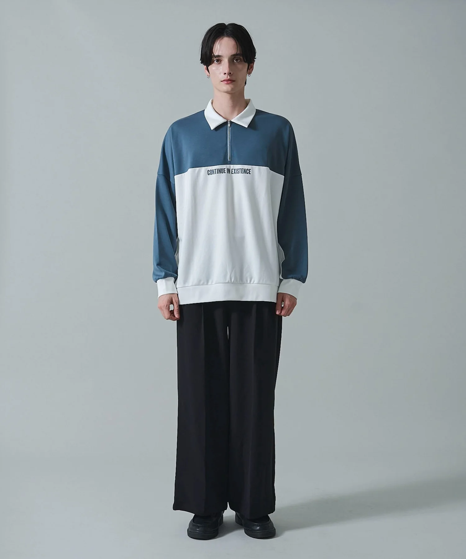 ドルマンポンチハーフZIPプルオーバー - Image 11