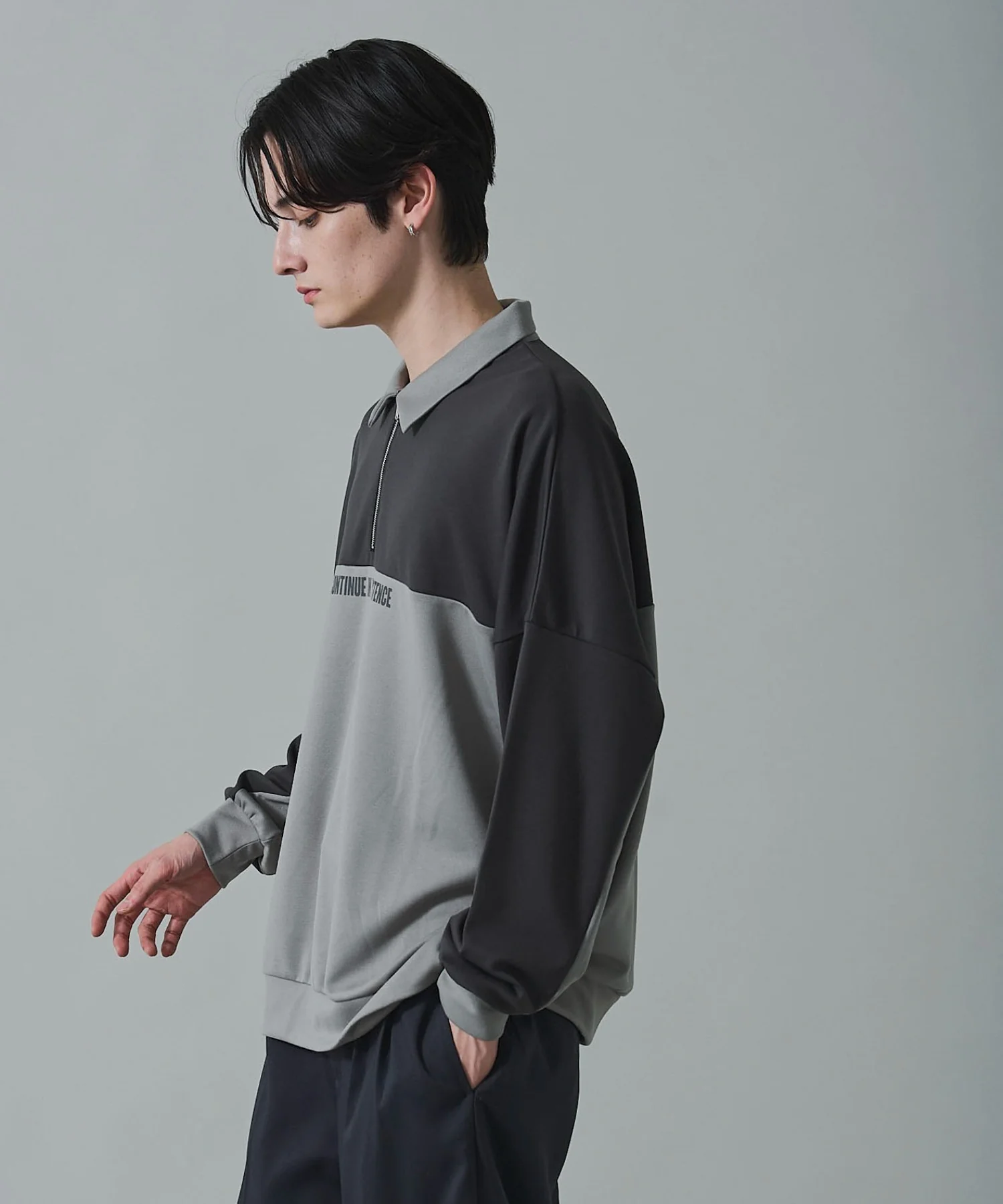 ドルマンポンチハーフZIPプルオーバー - Image 15