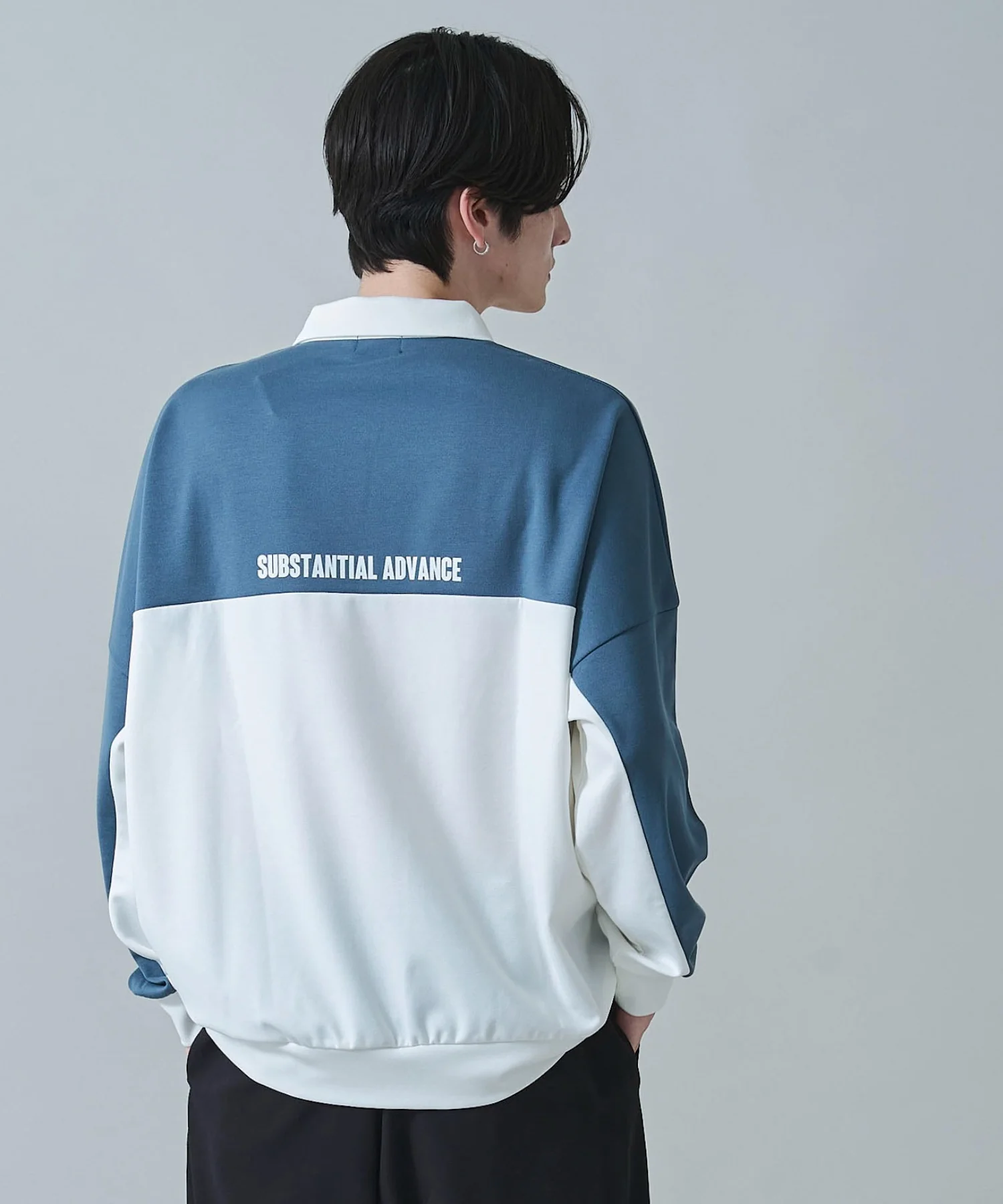 ドルマンポンチハーフZIPプルオーバー - Image 9