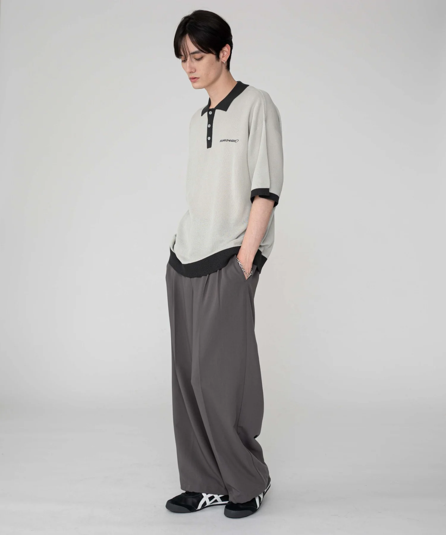 ワンポイントニットポロシャツ（SS） - Image 4