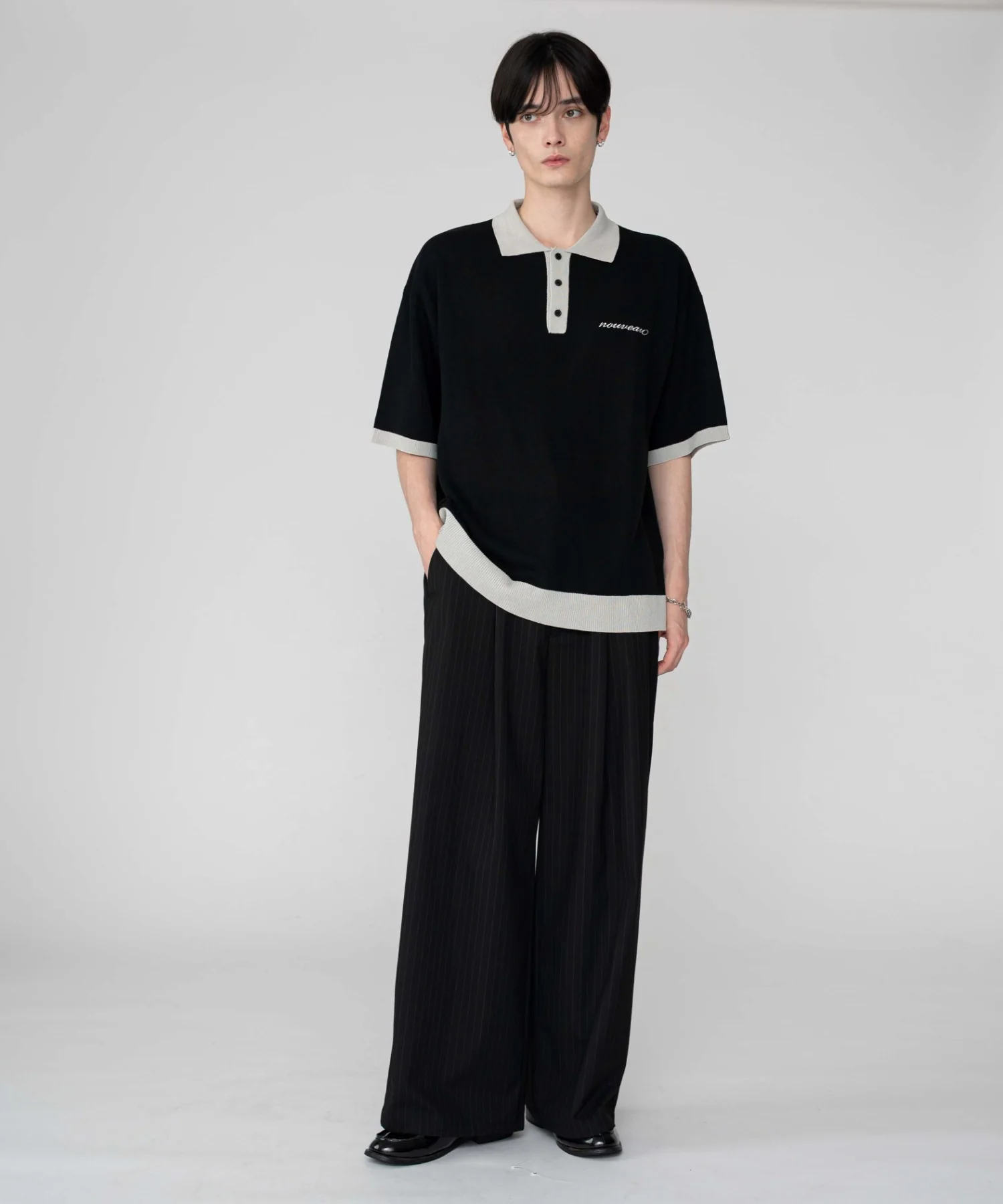 ワンポイントニットポロシャツ（SS） - Image 5