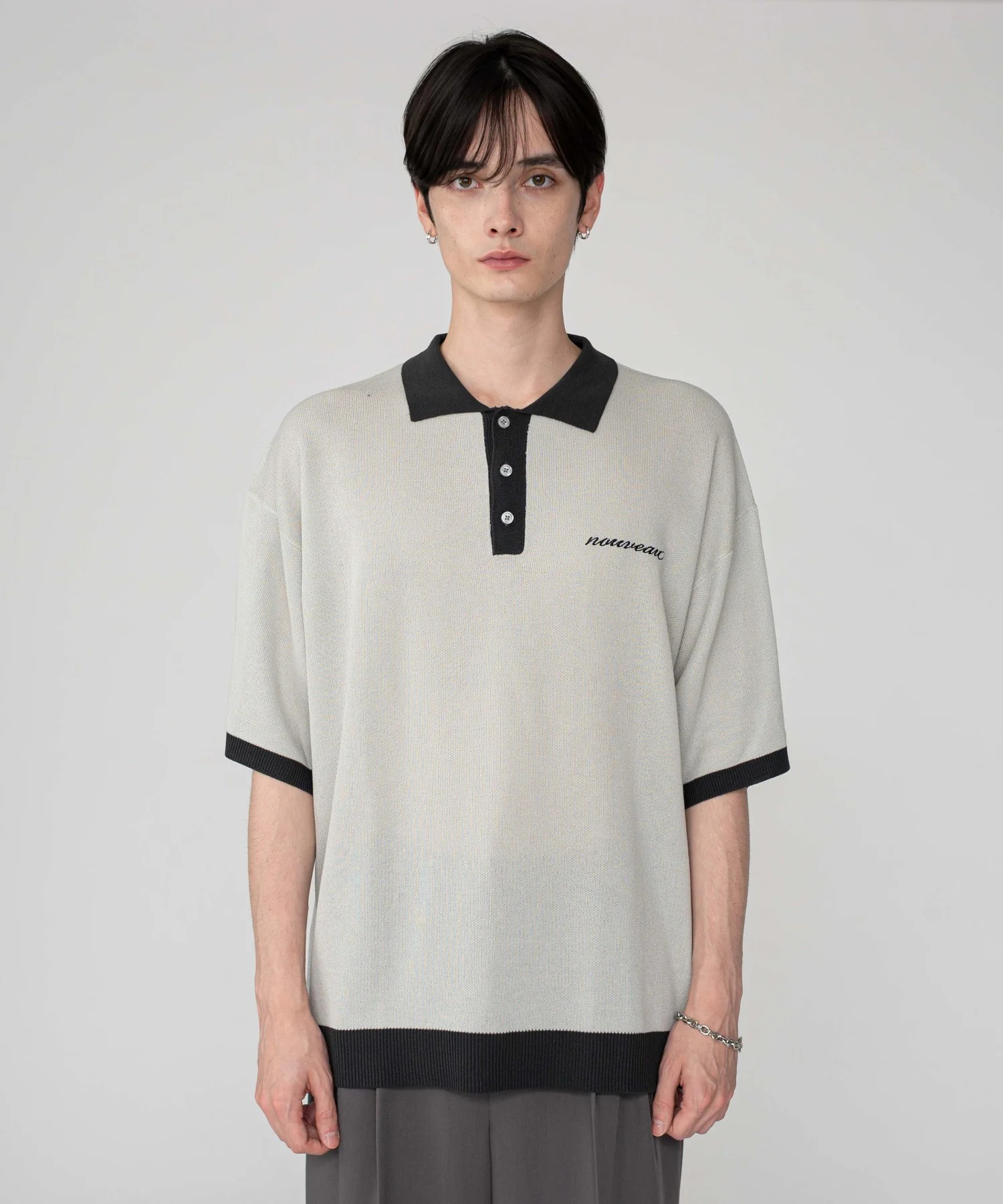 ワンポイントニットポロシャツ（SS） - Image 9