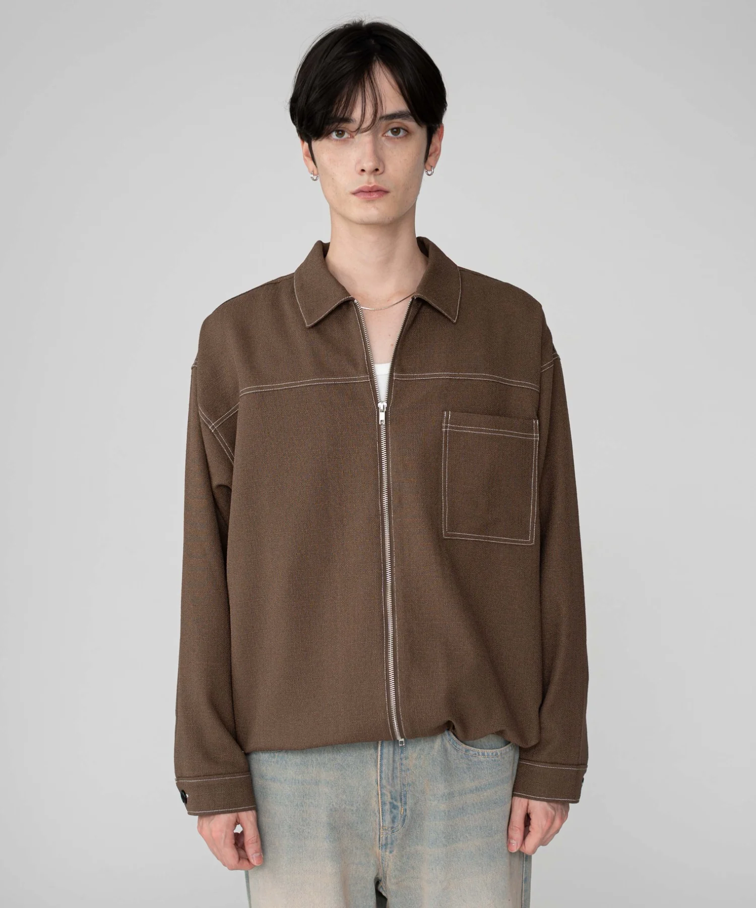 カラーステッチシャツジャケット - Image 19