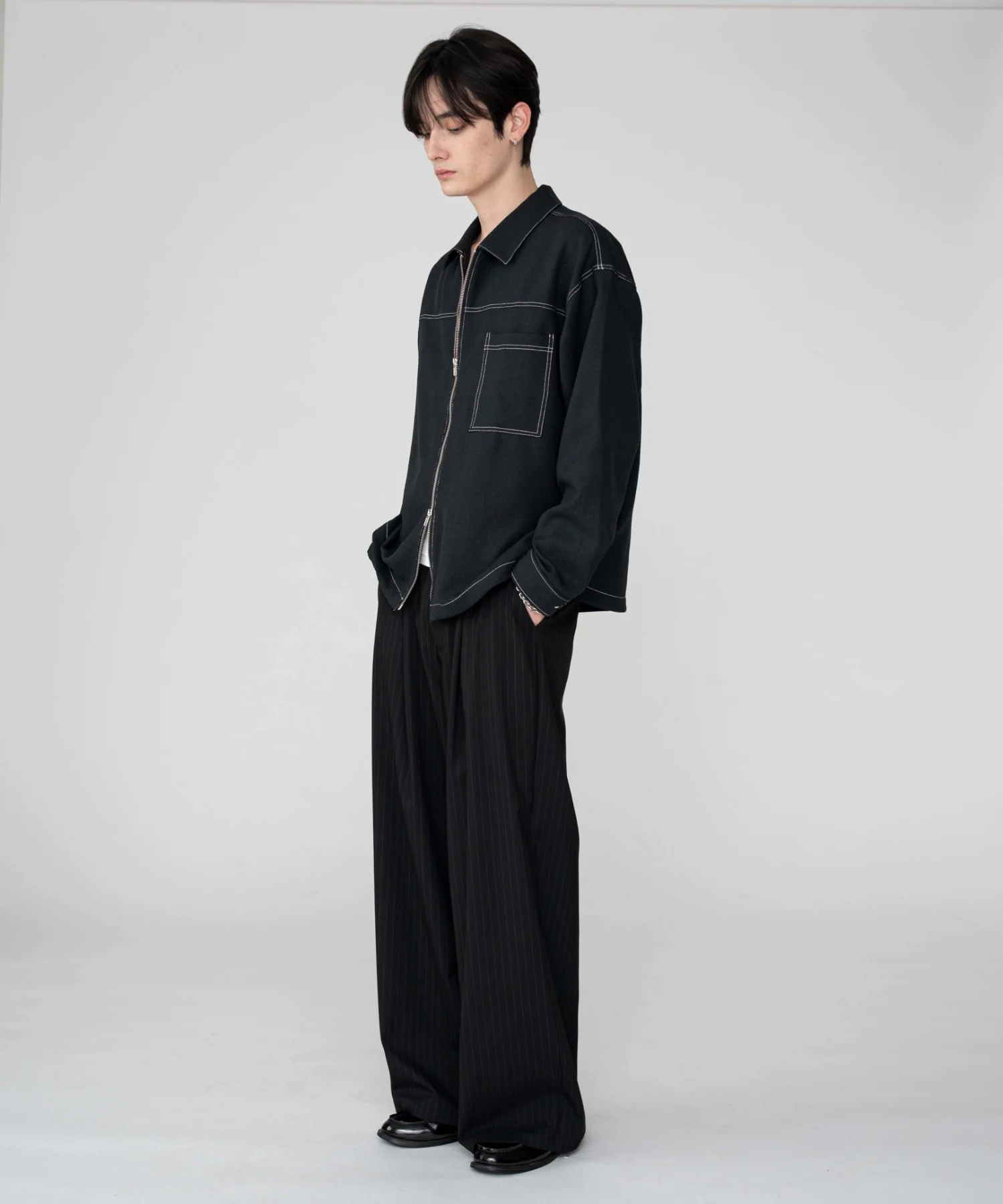 カラーステッチシャツジャケット - Image 29