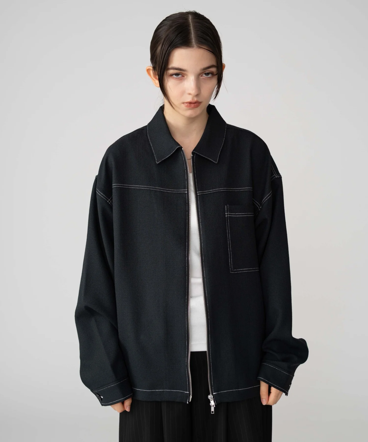 カラーステッチシャツジャケット - Image 37