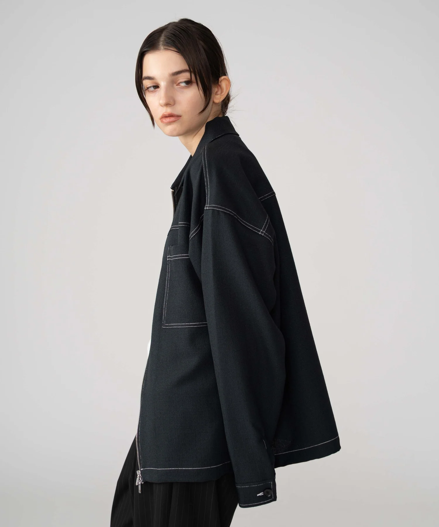 カラーステッチシャツジャケット - Image 40