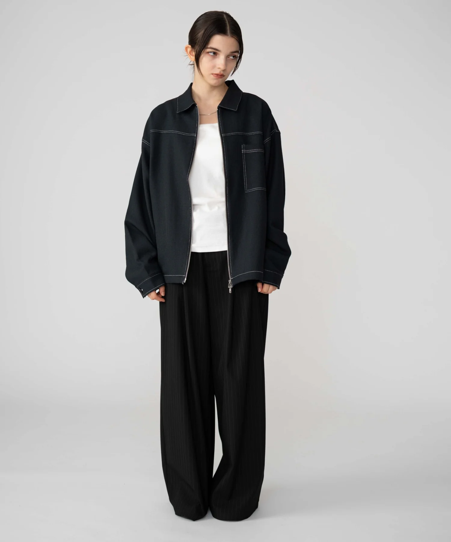 カラーステッチシャツジャケット - Image 42