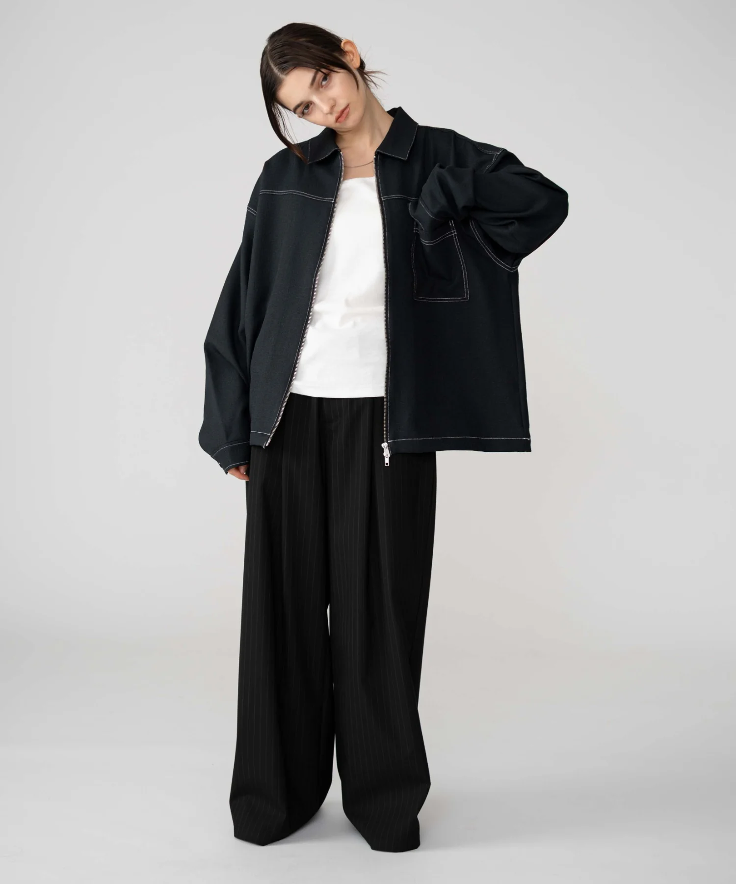 カラーステッチシャツジャケット - Image 43