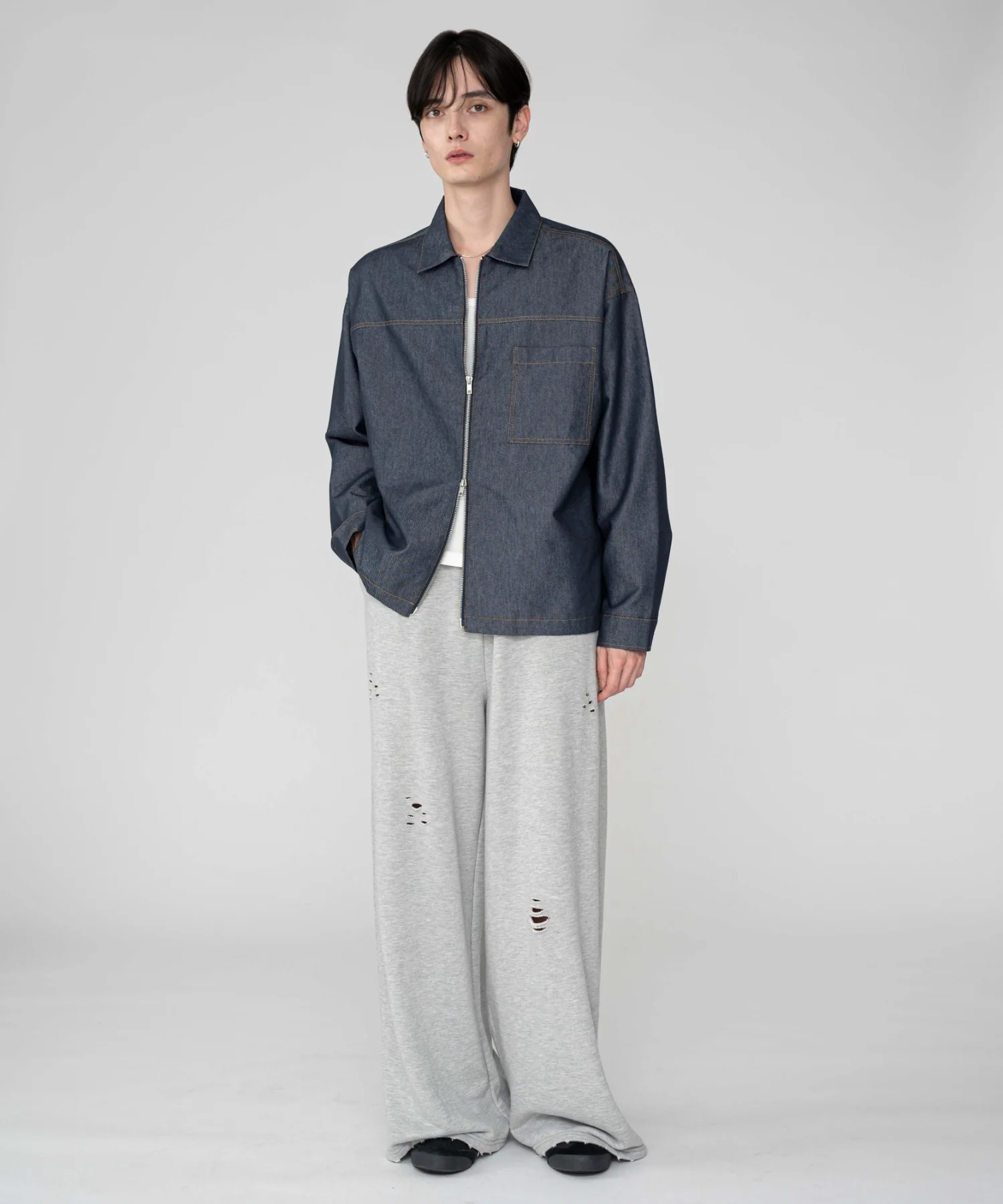 カラーステッチシャツジャケット - Image 5