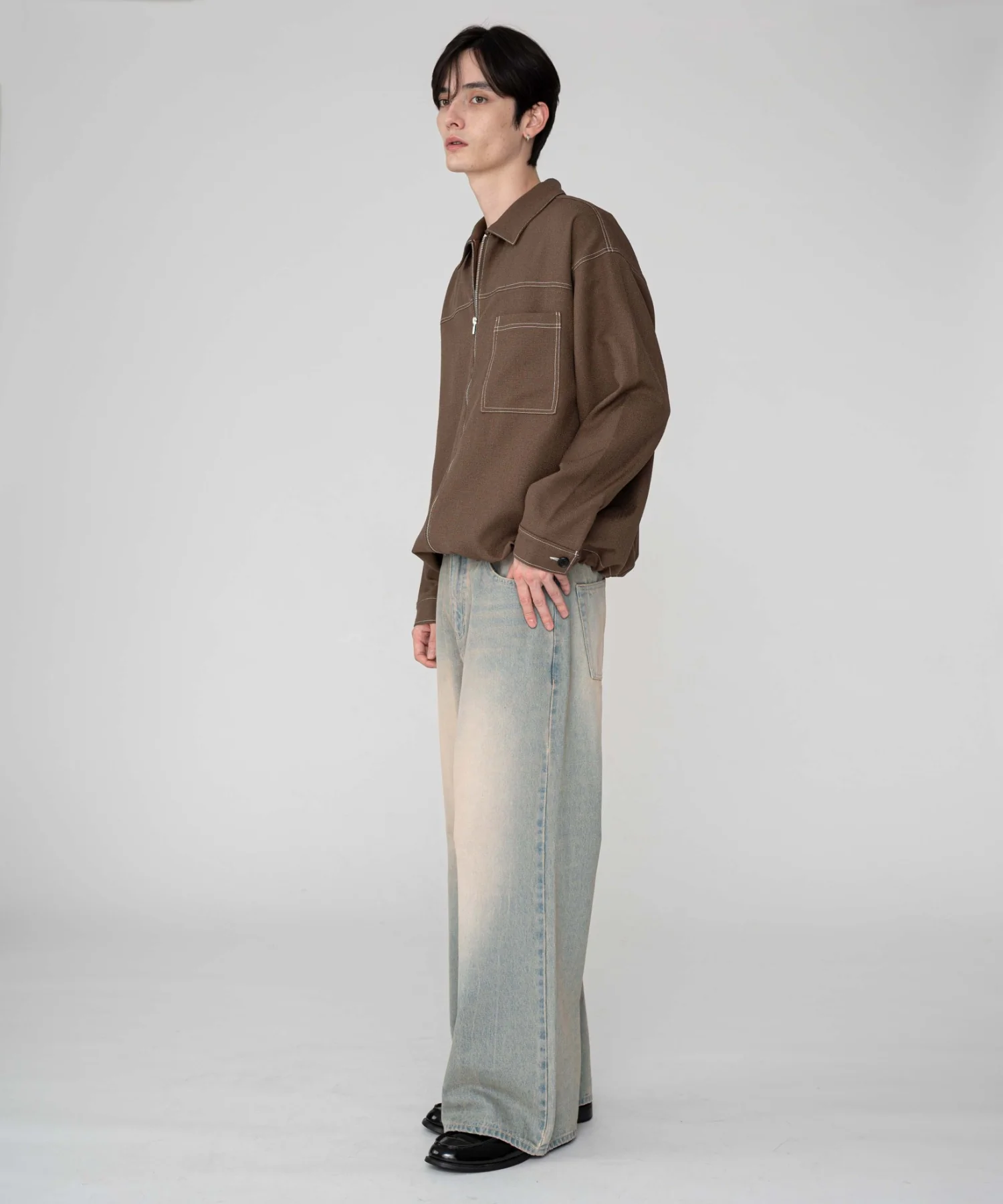 カラーステッチシャツジャケット - Image 6