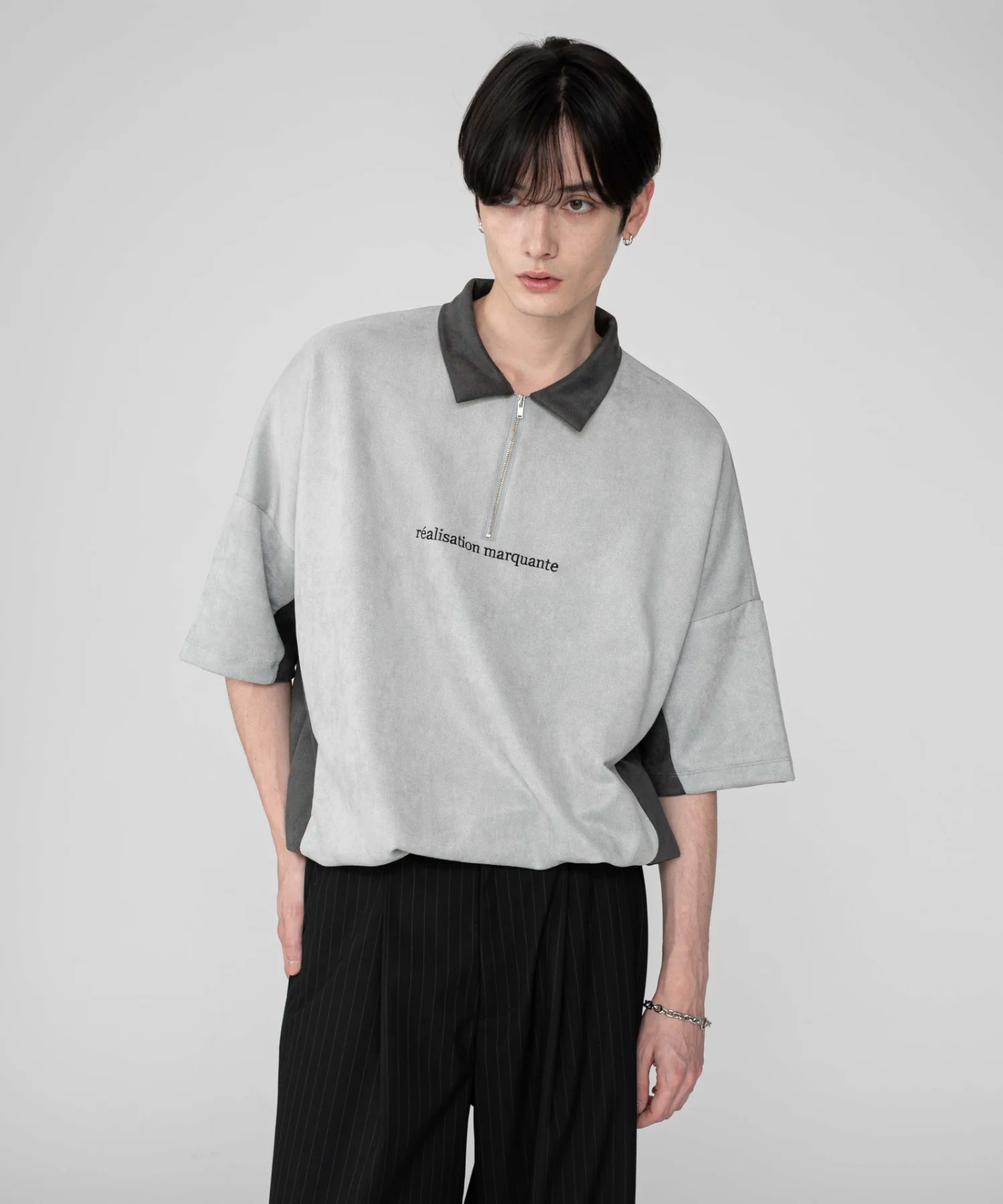 フェイクスウェードドルマンハーフZIPT（SS） - Image 14