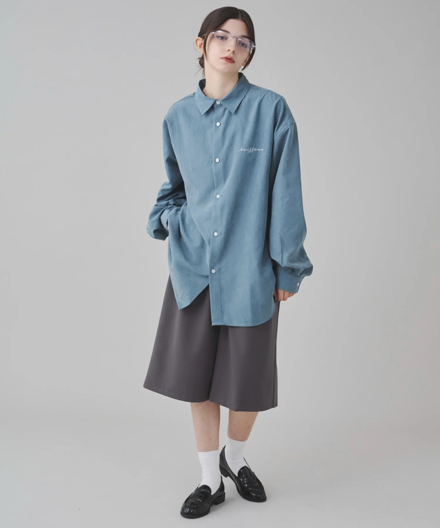 フィブリルワンポイントBIGシャツ（LS） - Image 21