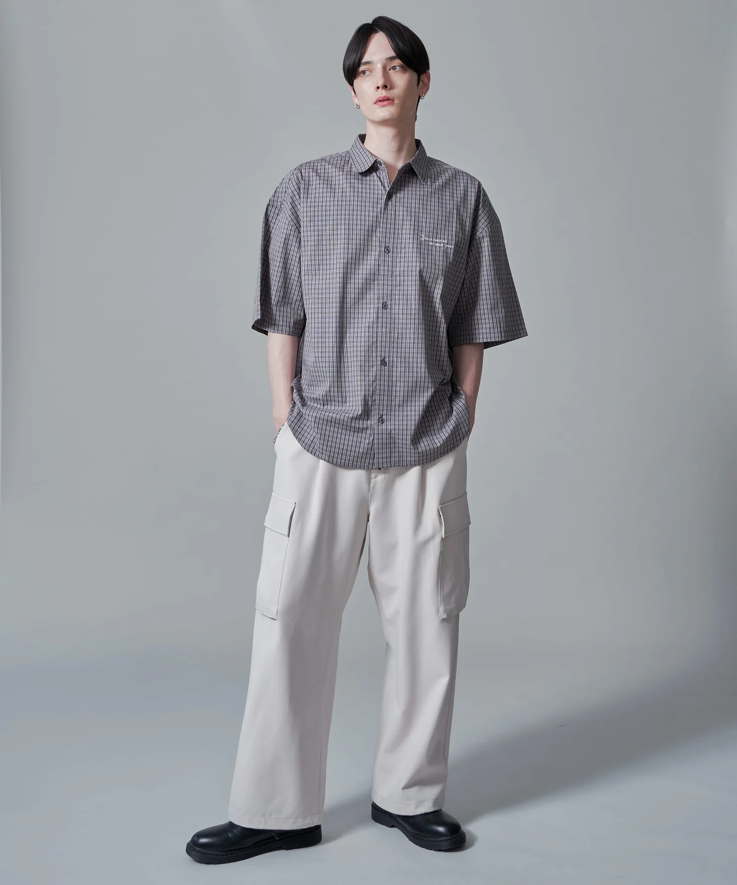 ワンポイントチェックシャツ（SS） - Image 16