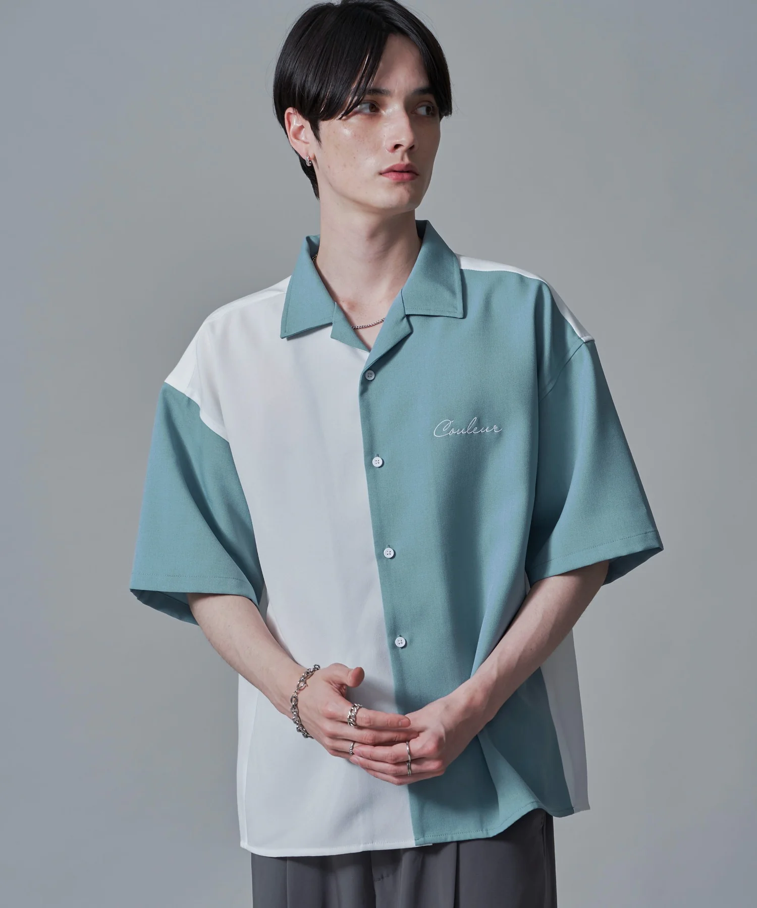 ドライポリカラーブロックシャツ(SS) - Image 12