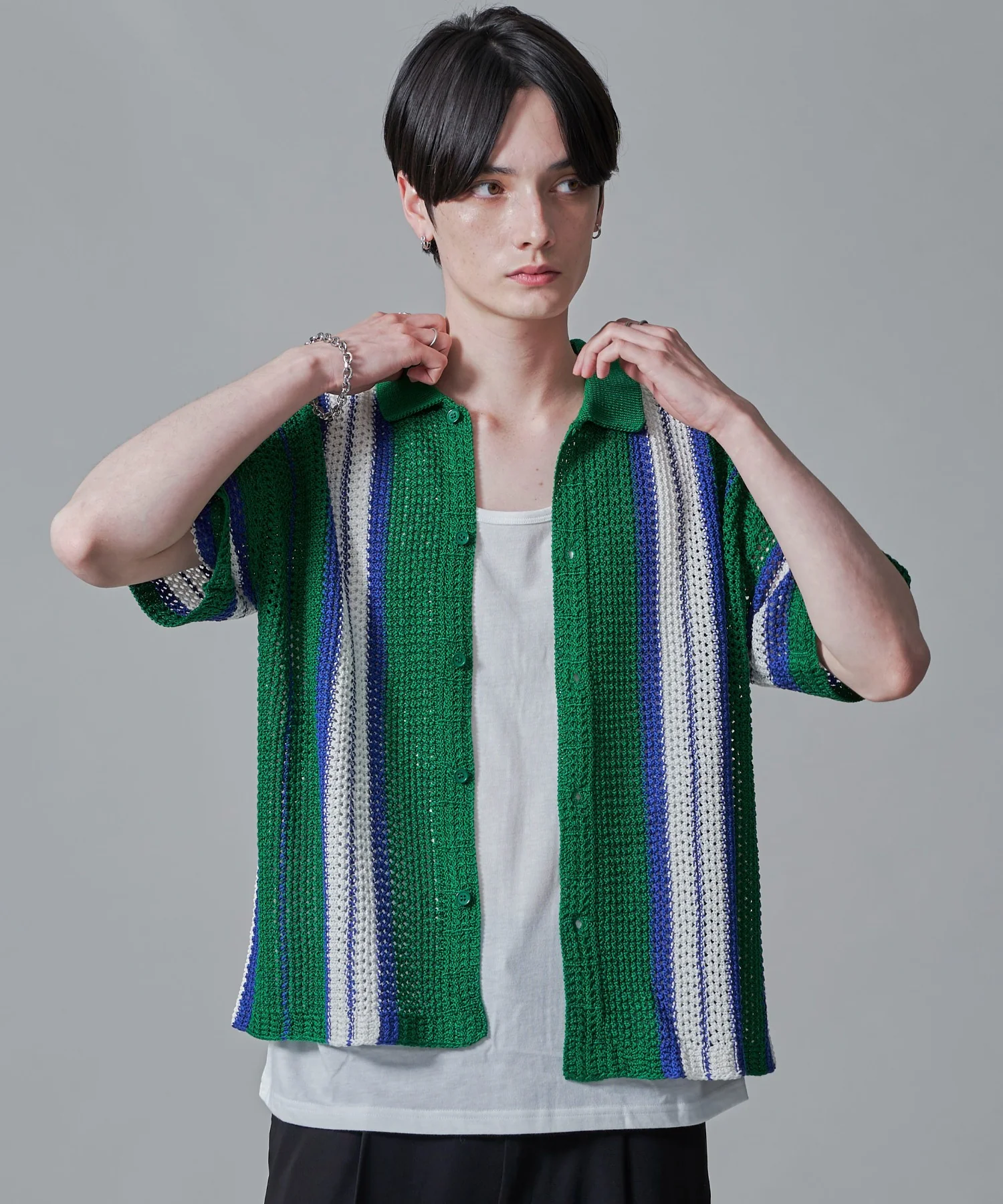 ラインニットシャツ（SS） - Image 10